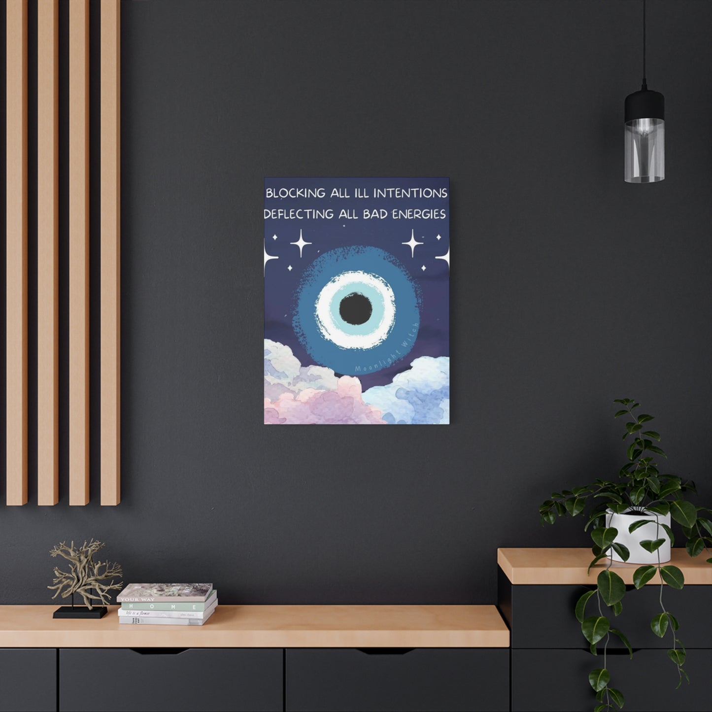 Blocking All Bad Vibes Poster Wall Art & Canvas Prints