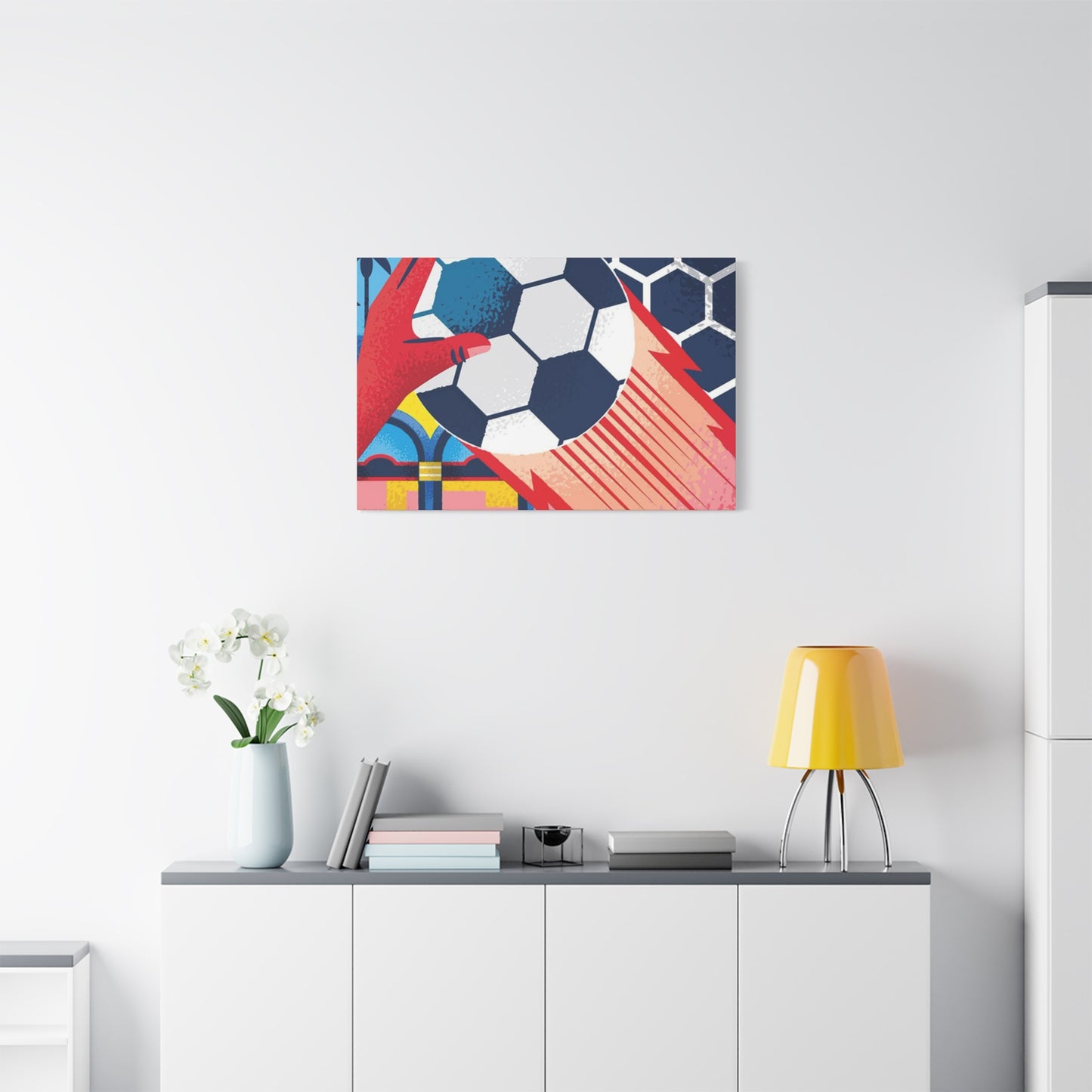 Football Painting Wall Art & Canvas Prints