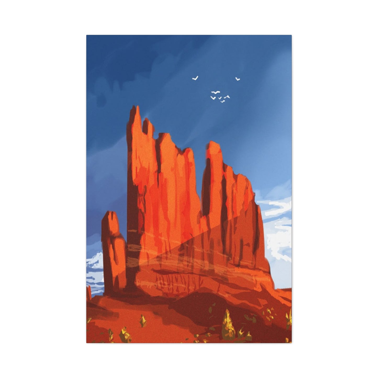 Abstract Arizona Canyon Mountain Wall Art & Canvas Prints