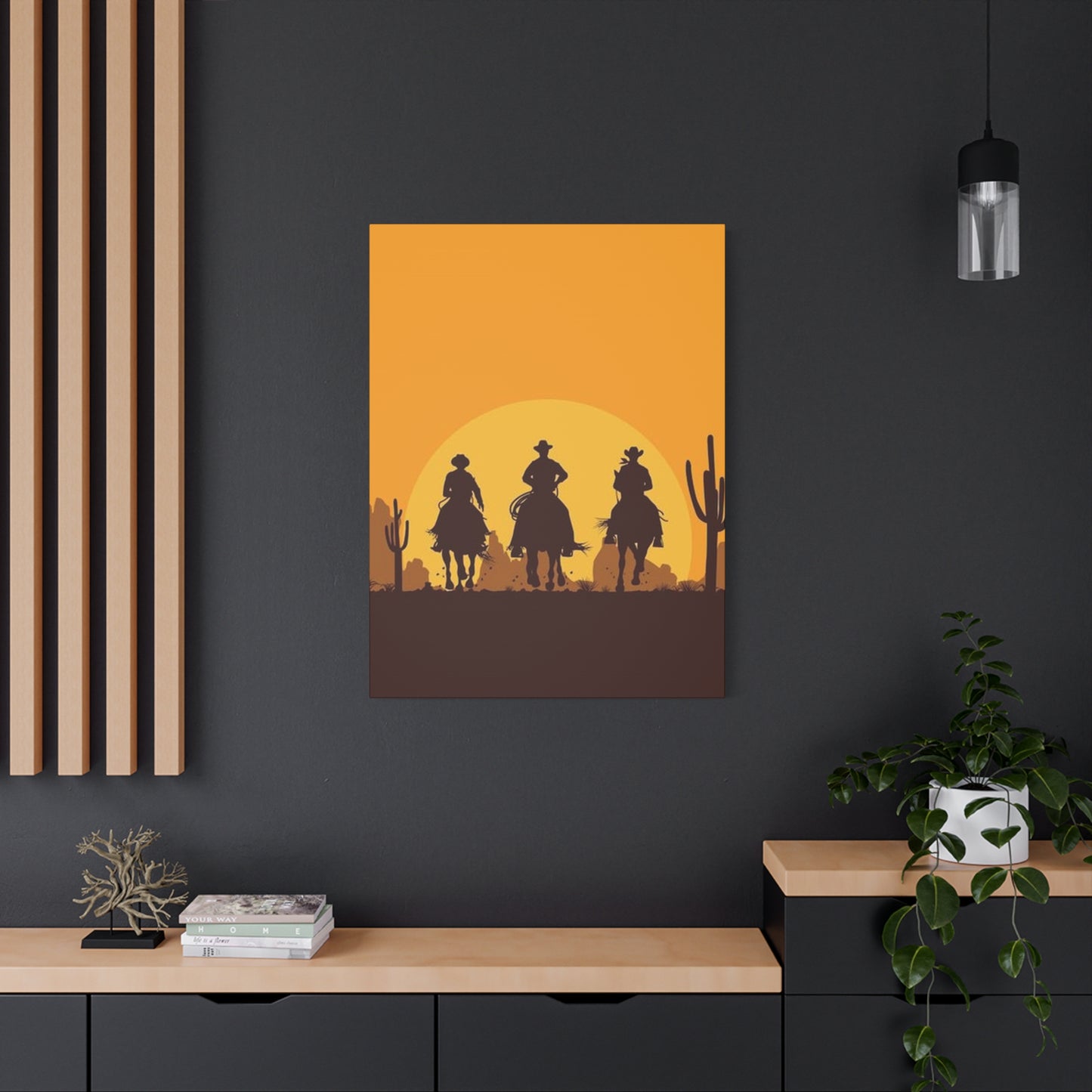 Horse Riding In Desert Wall Art & Canvas Prints