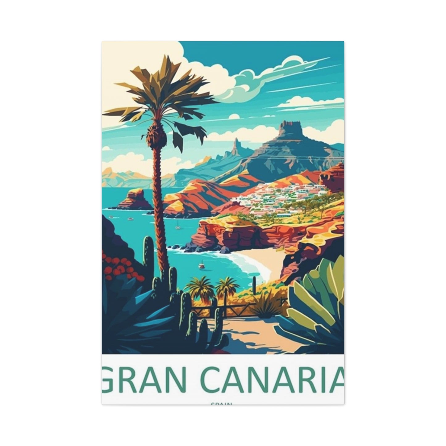 Gran Canaria Spain Poster Wall Art & Canvas Prints