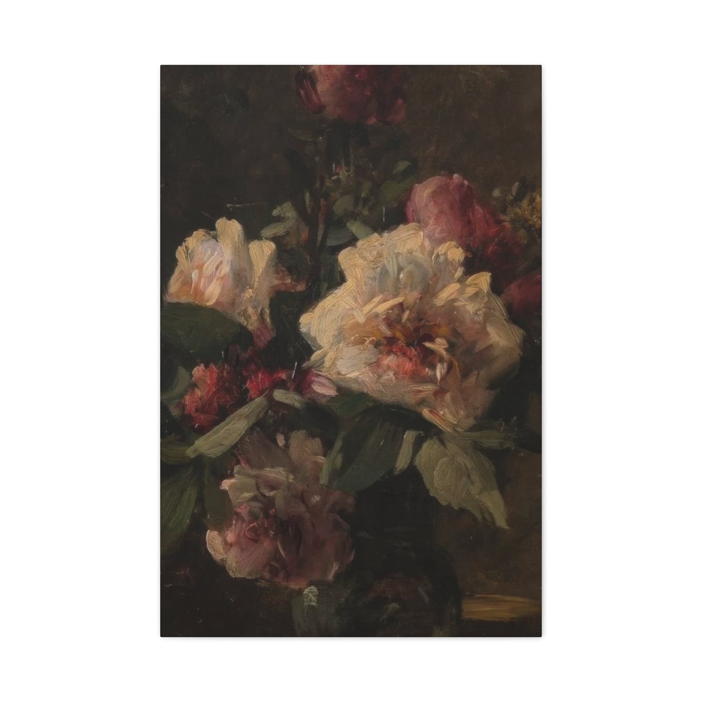 Flower Vase Dark Academia Wall Art & Canvas Prints