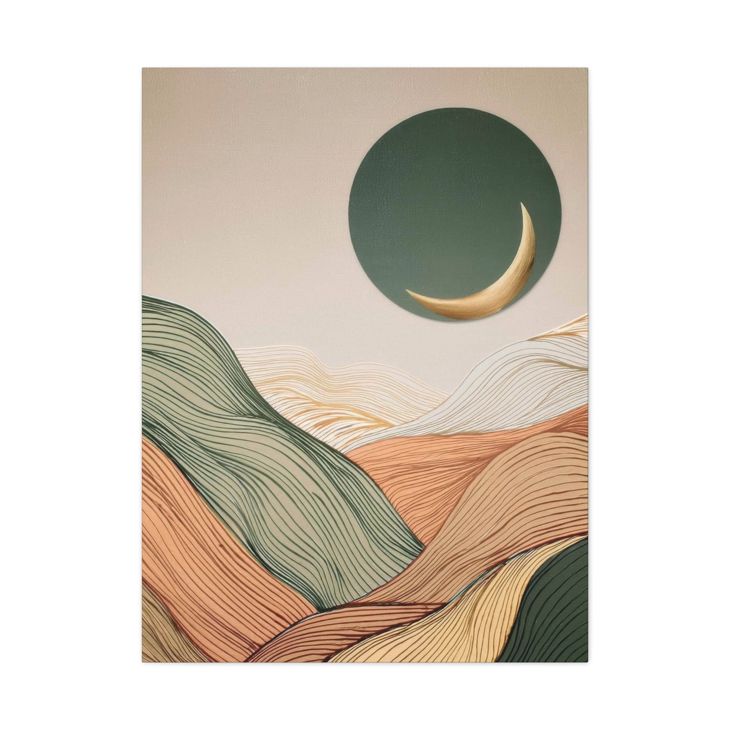 Abstract Landscape Earth Tones Wall Art & Canvas Prints
