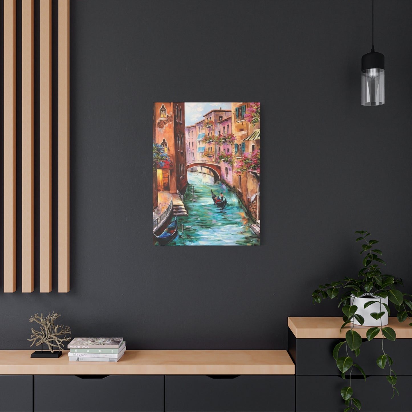 Venice Italy Boat Painting Wall Art & Canvas Prints