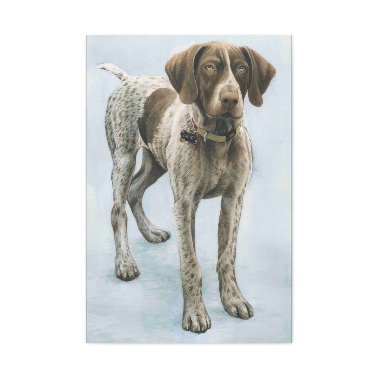 Grace Pop Dog Portrait Wall Art & Canvas Prints