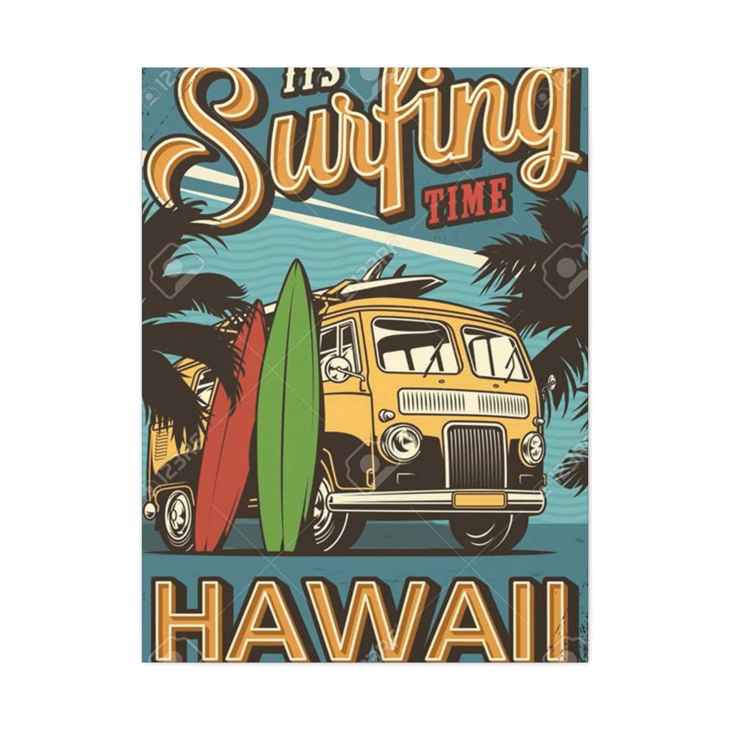 Hawaii Surfing Wall Art & Canvas Prints