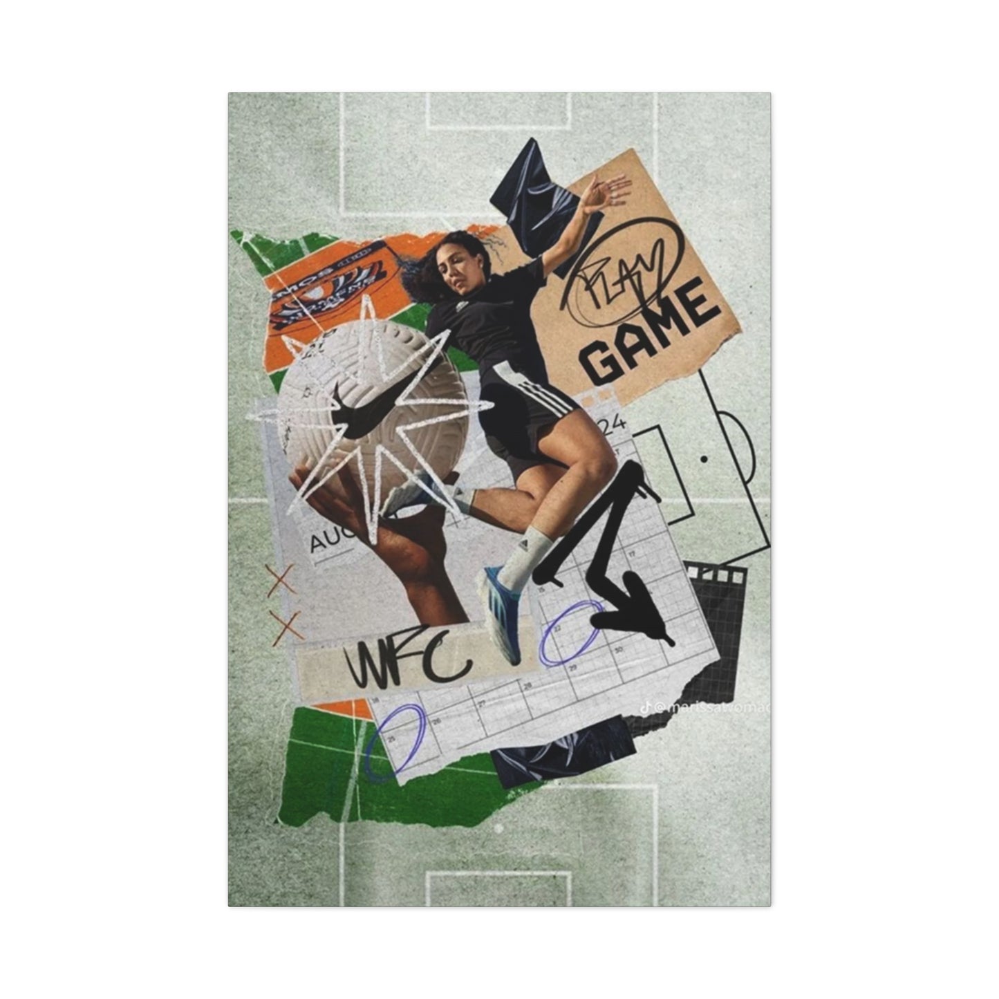 Nike Game Play Poster Wall Art & Canvas Prints