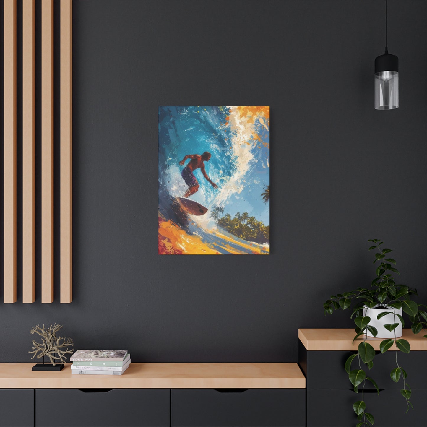 Wave Surfing Wall Art & Canvas Prints