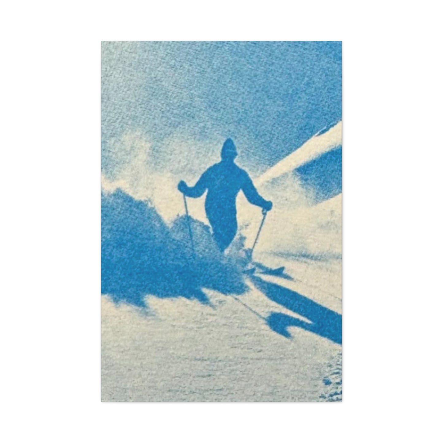 Crystal Snow Skiing Wall Art & Canvas Prints
