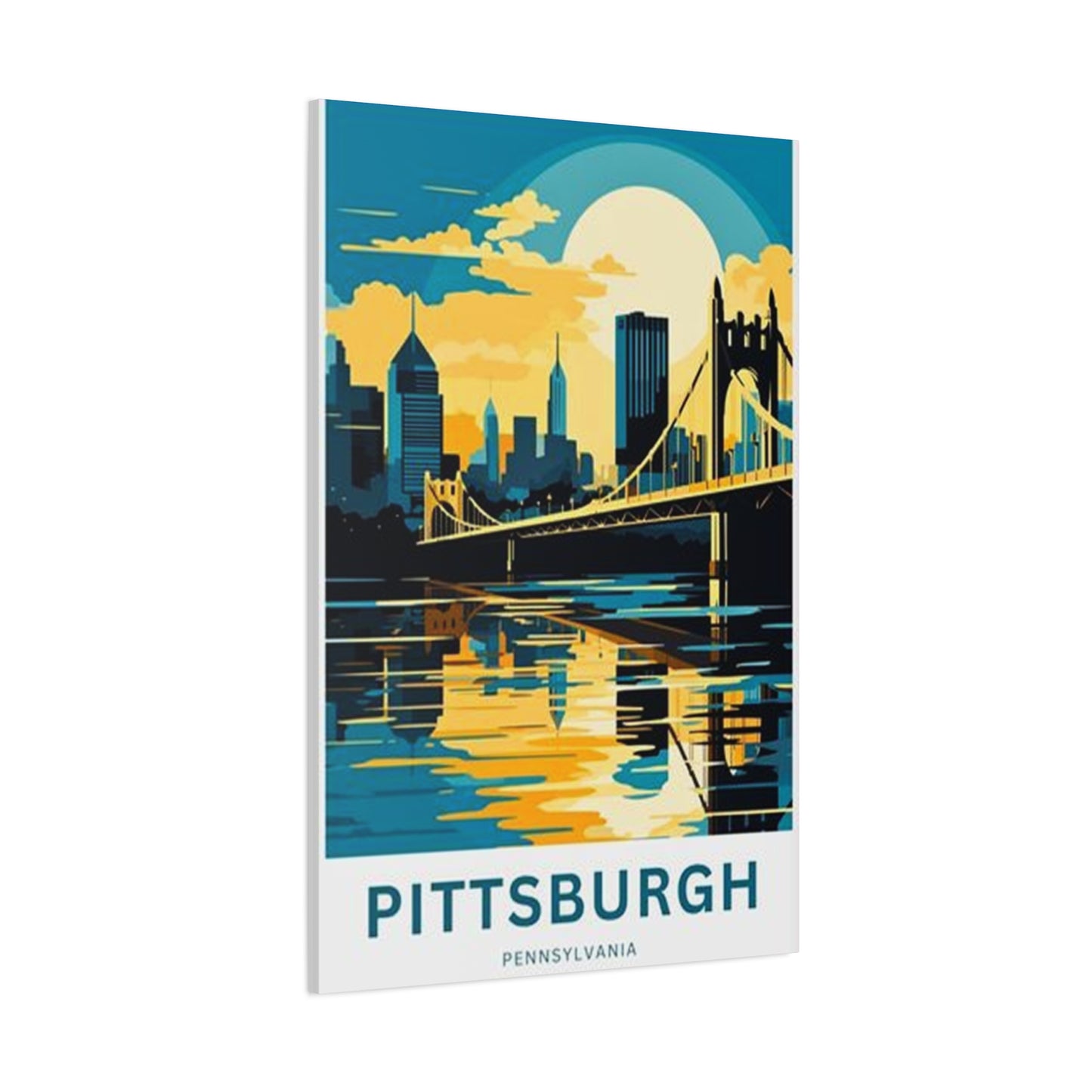 Pittsburgh Poster Wall Art & Canvas Prints
