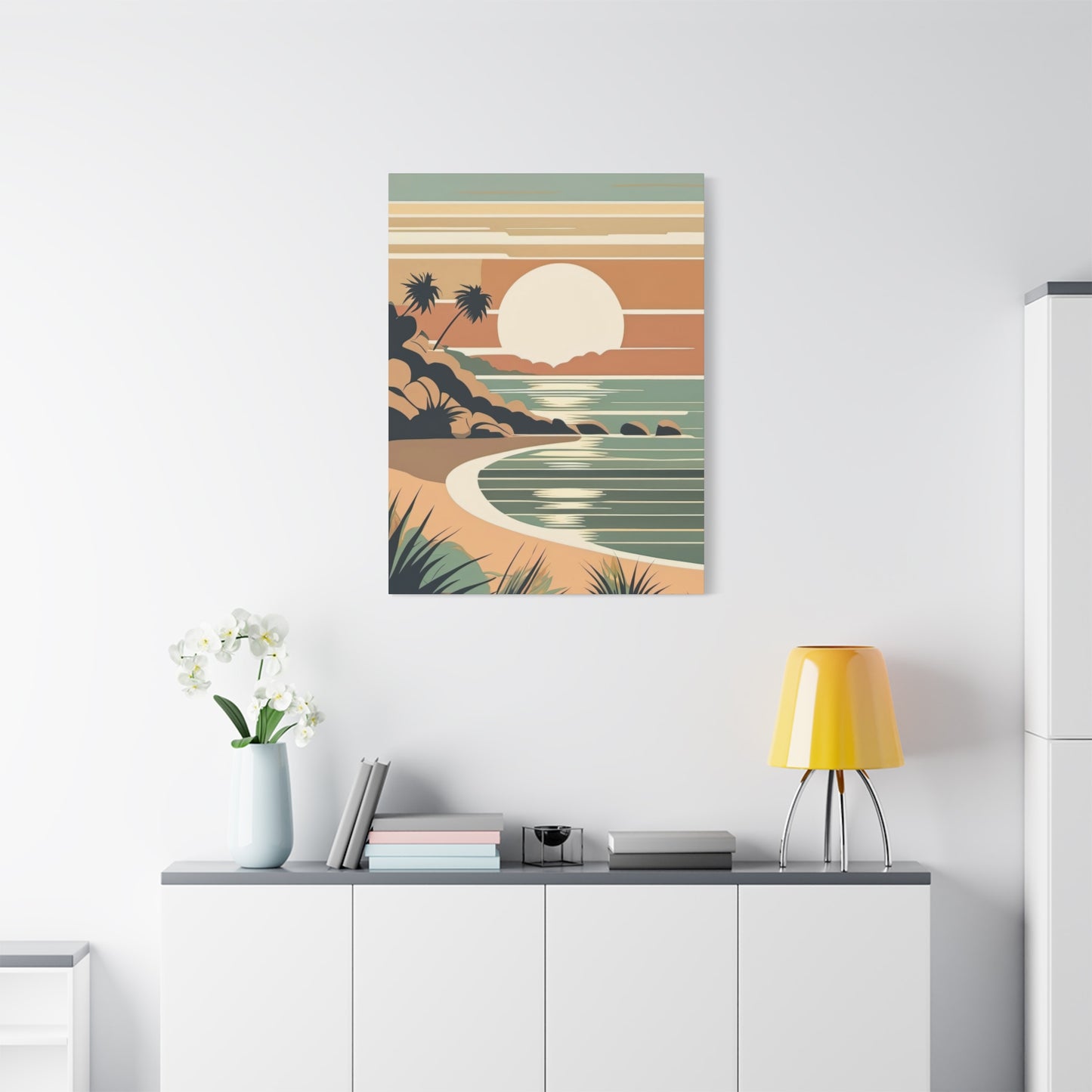 Sunset Landscape Earth Tones Wall Art & Canvas Prints