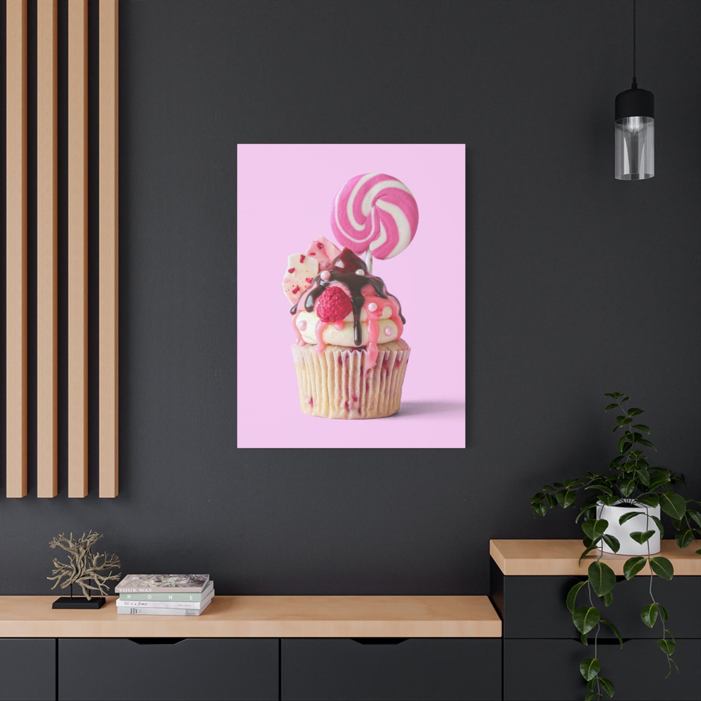 Candy Meadow Cupcake Wall Art & Canvas Prints