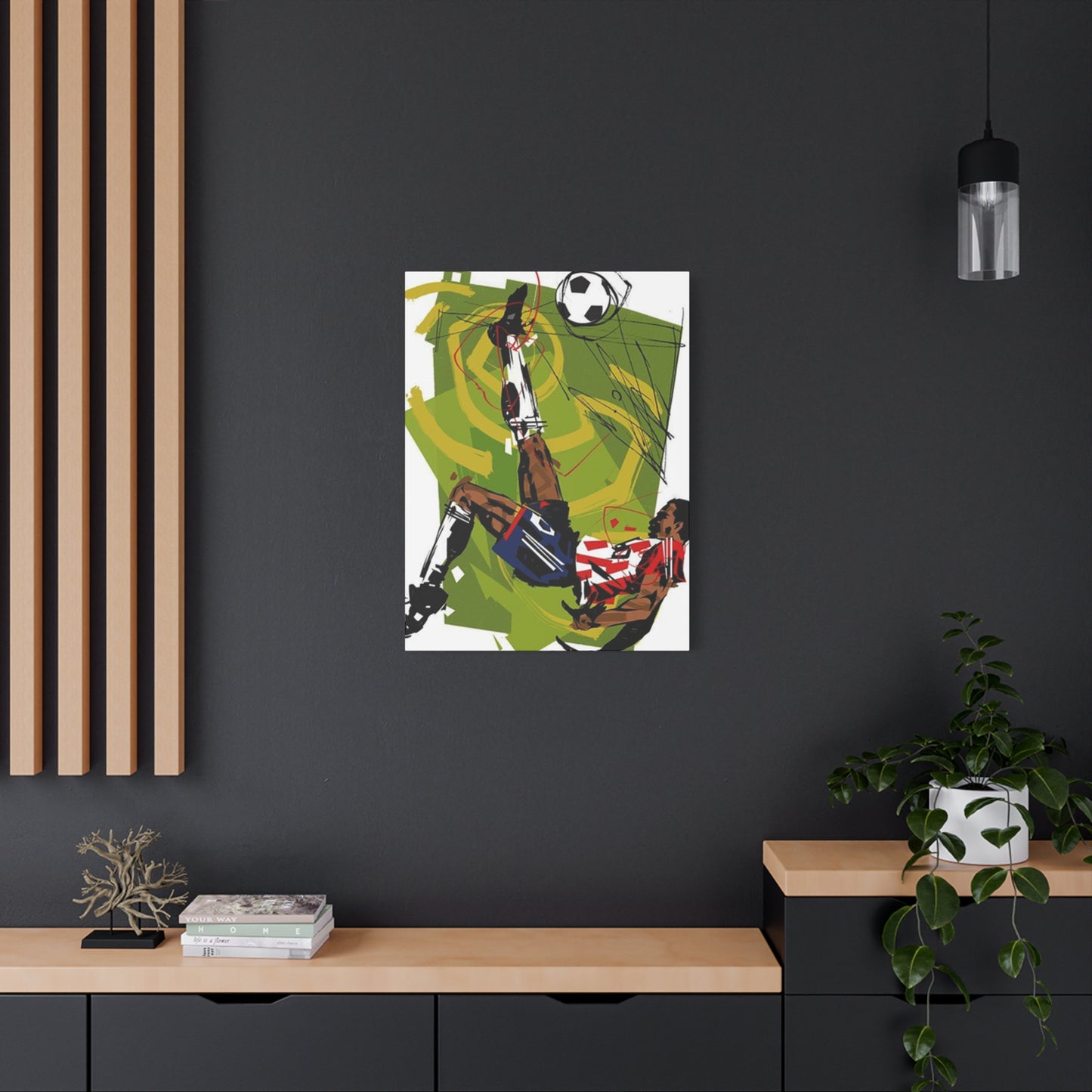 Football Reverse Kick Wall Art & Canvas Prints