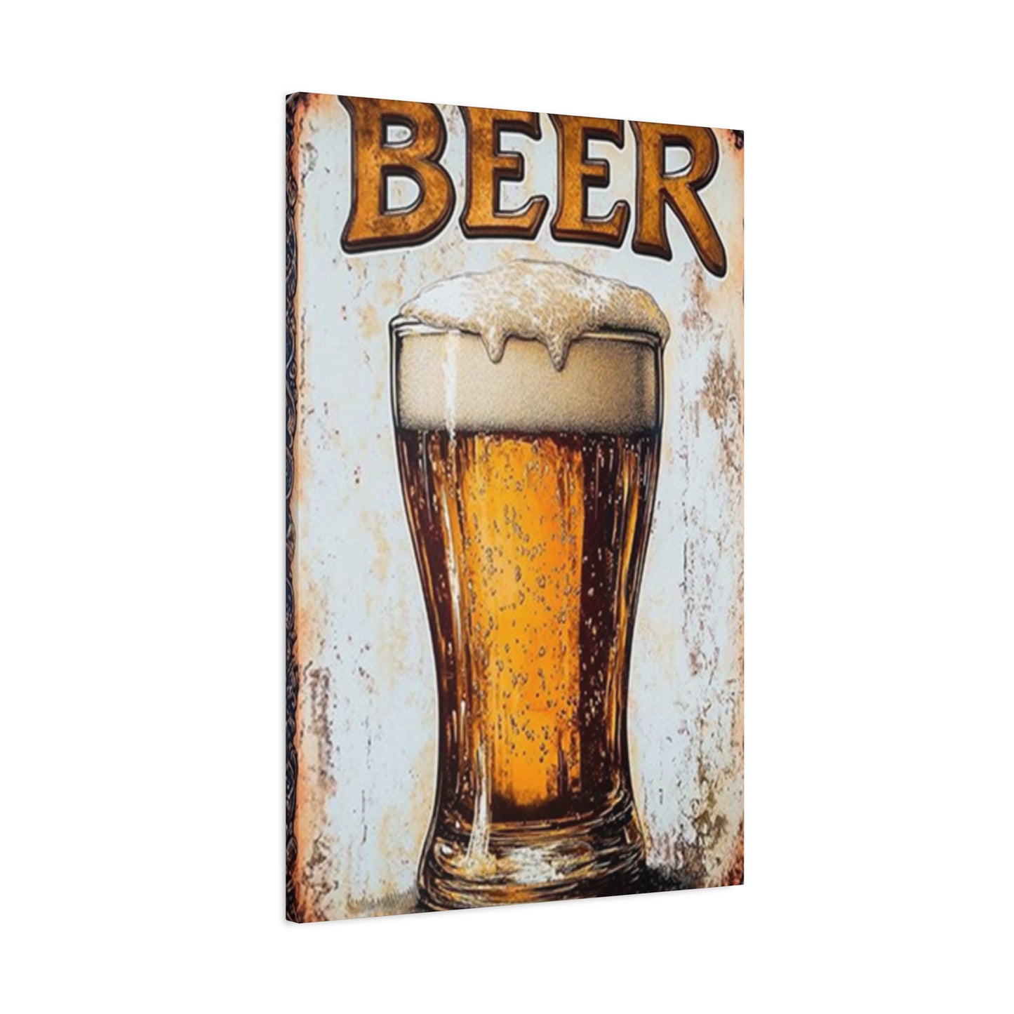 Beer Abstract Painting Wall Art & Canvas Prints