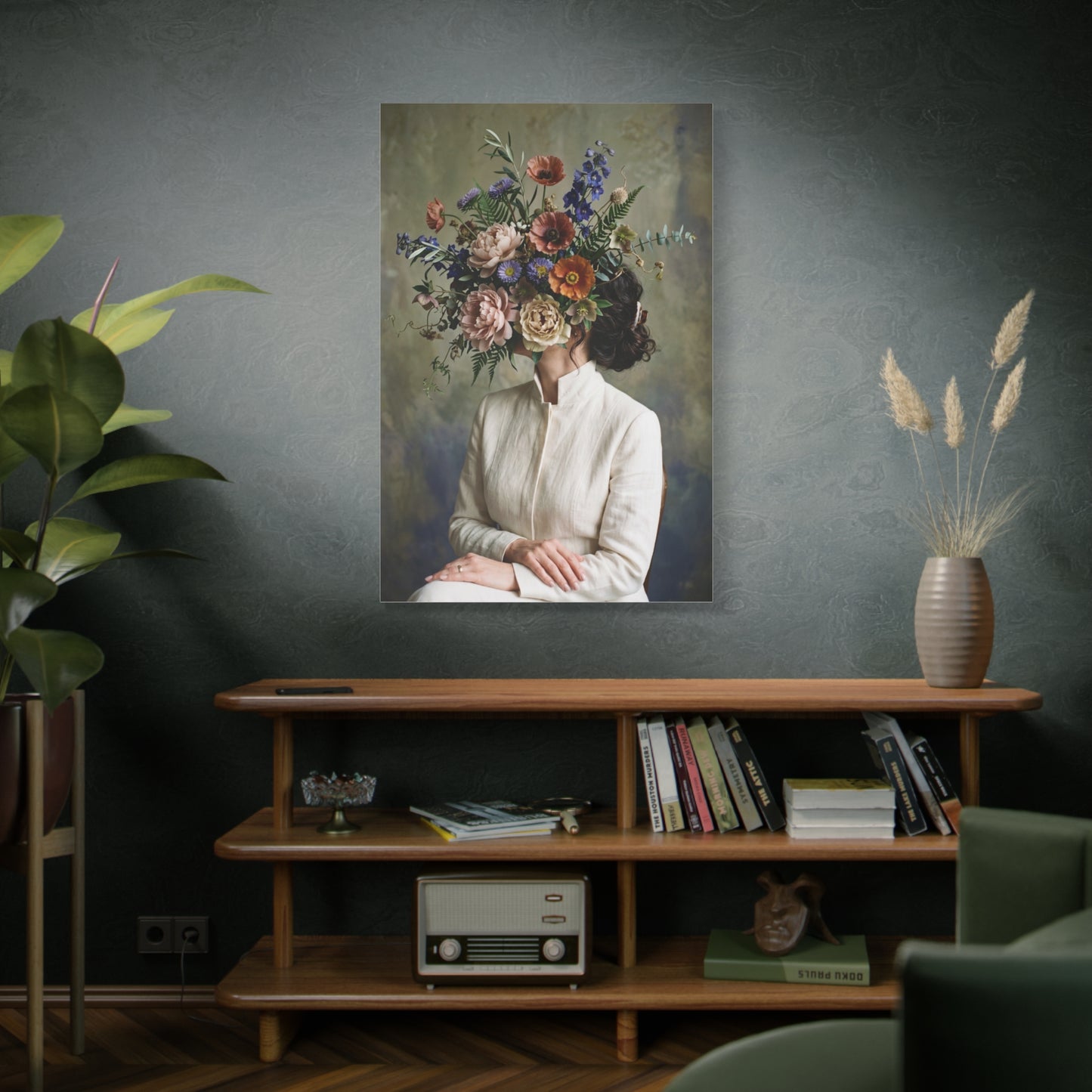 Botanical Identity Portrait Study Wall Art & Canvas Print