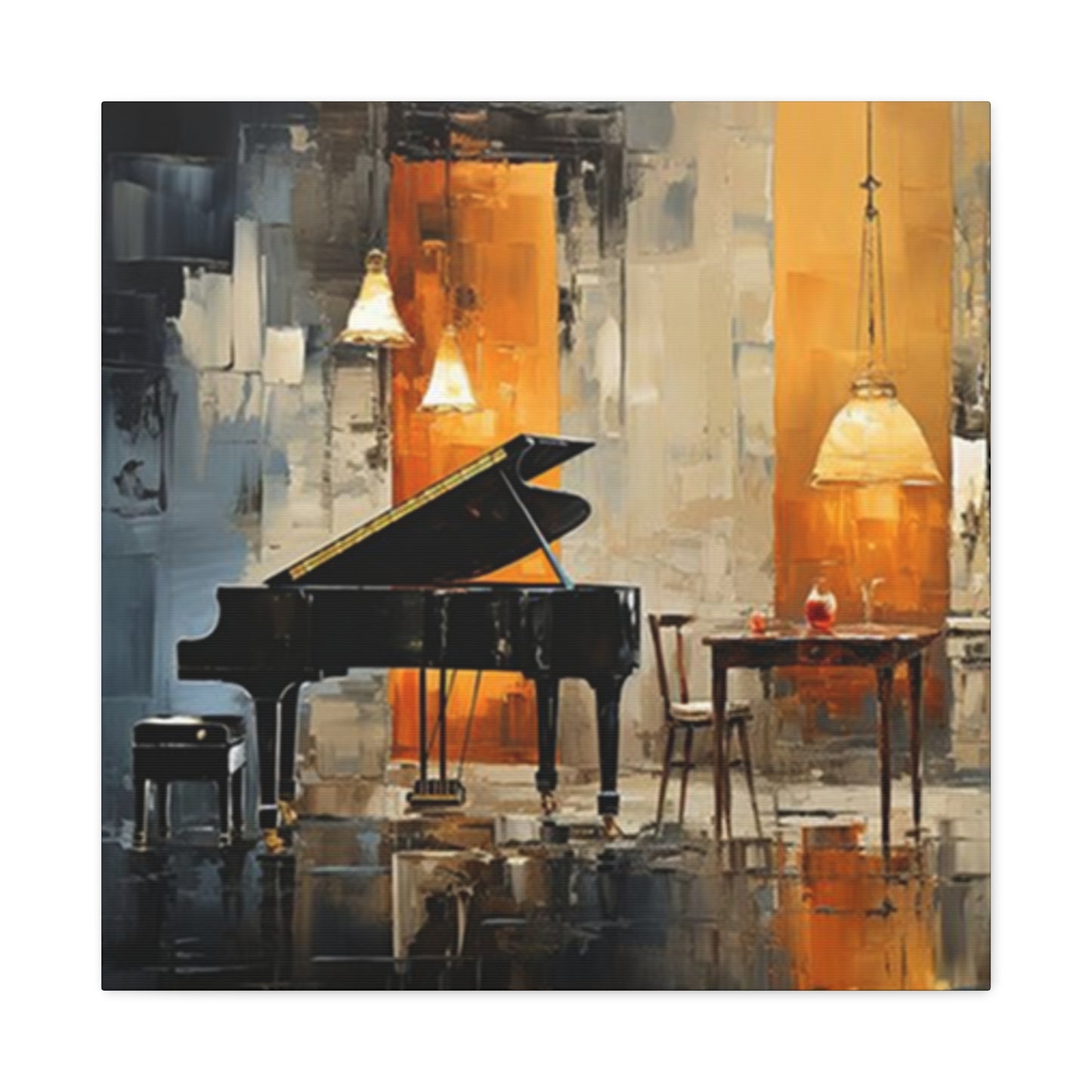 Big Piano Painting Wall Art & Canvas Prints