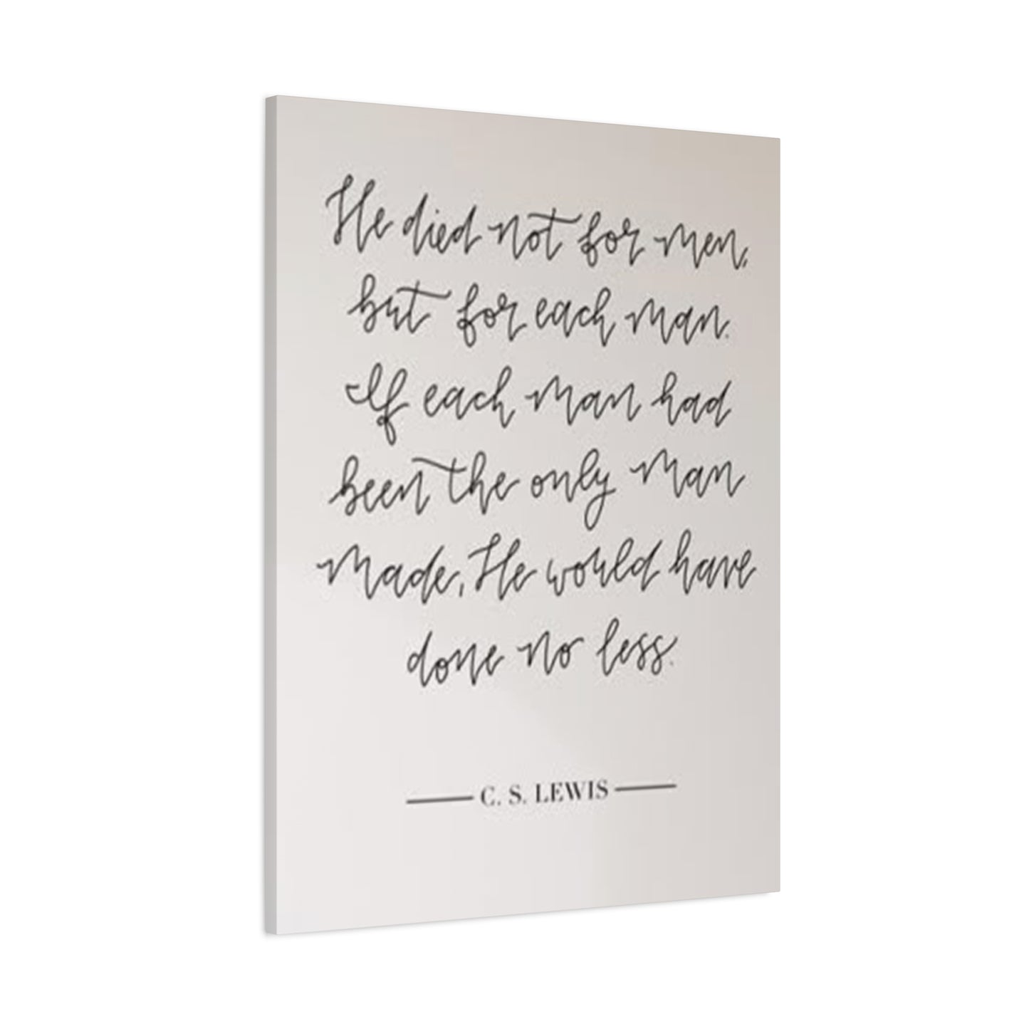 C. S. Lewis Quote Wall Art & Canvas Prints