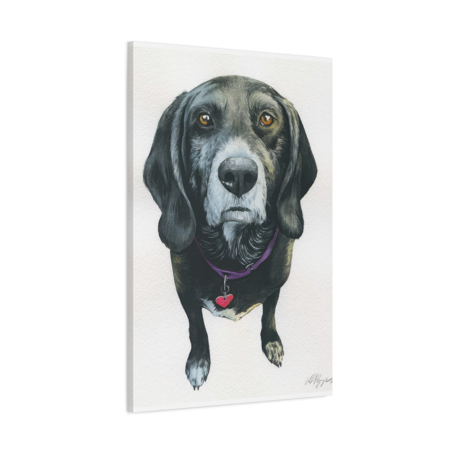Grace Pop Black Dog Wall Art & Canvas Prints
