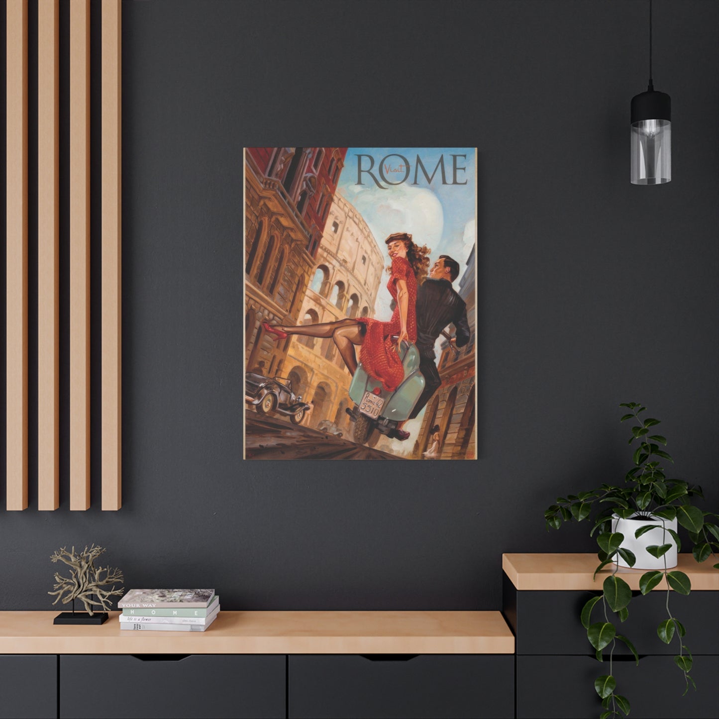 Visit Rome Travel Italy Wall Art & Canvas Prints