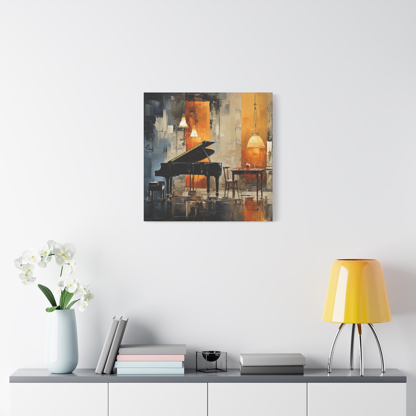 Big Piano Painting Wall Art & Canvas Prints
