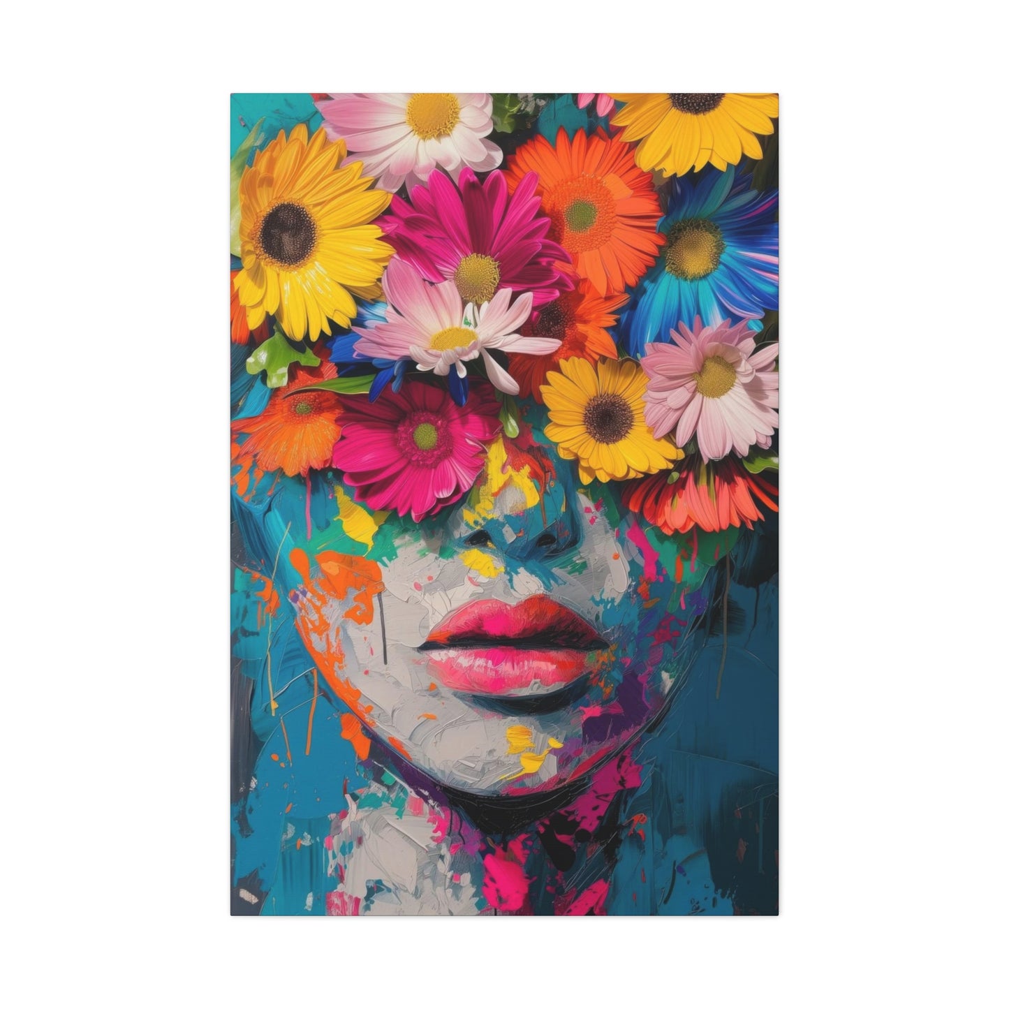 Flower Face Fresh Wall Art & Canvas Prints