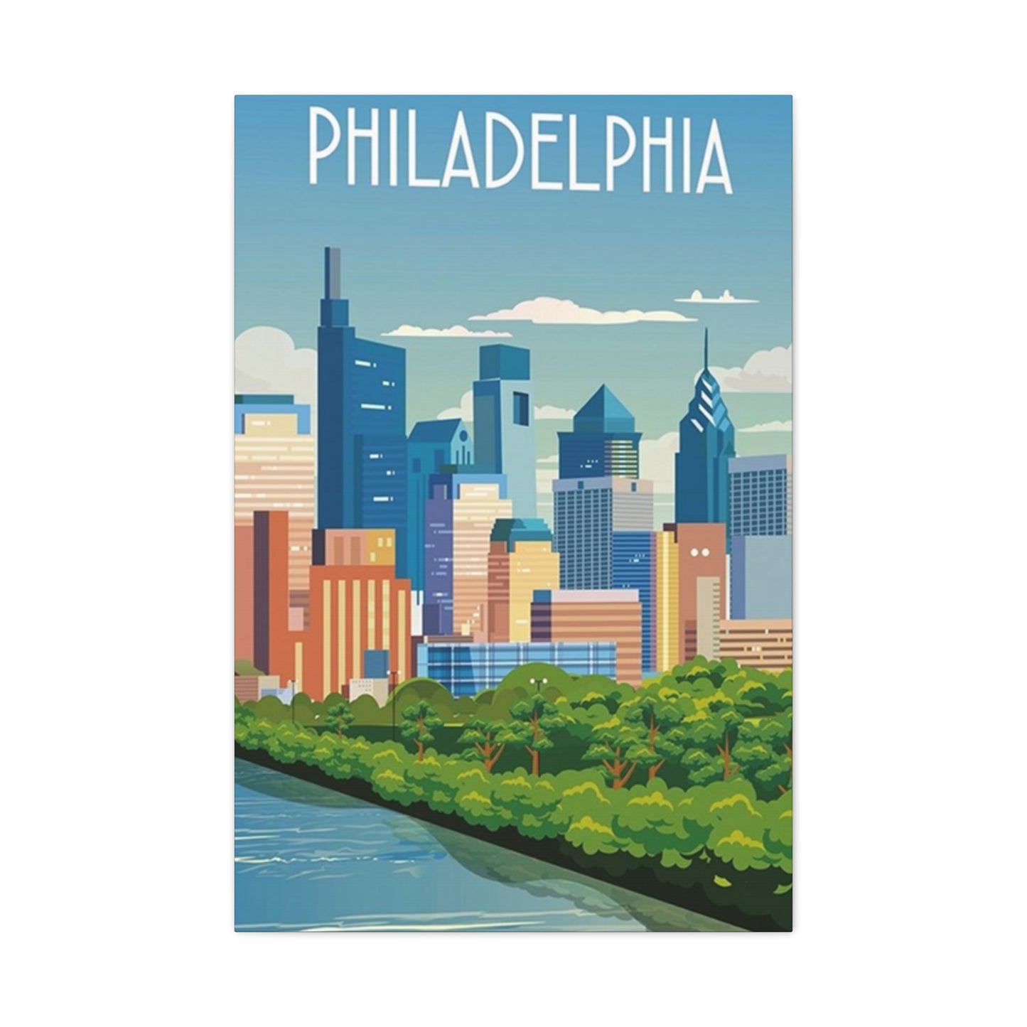 Cityscape Of Philadelphia Wall Art & Canvas Prints