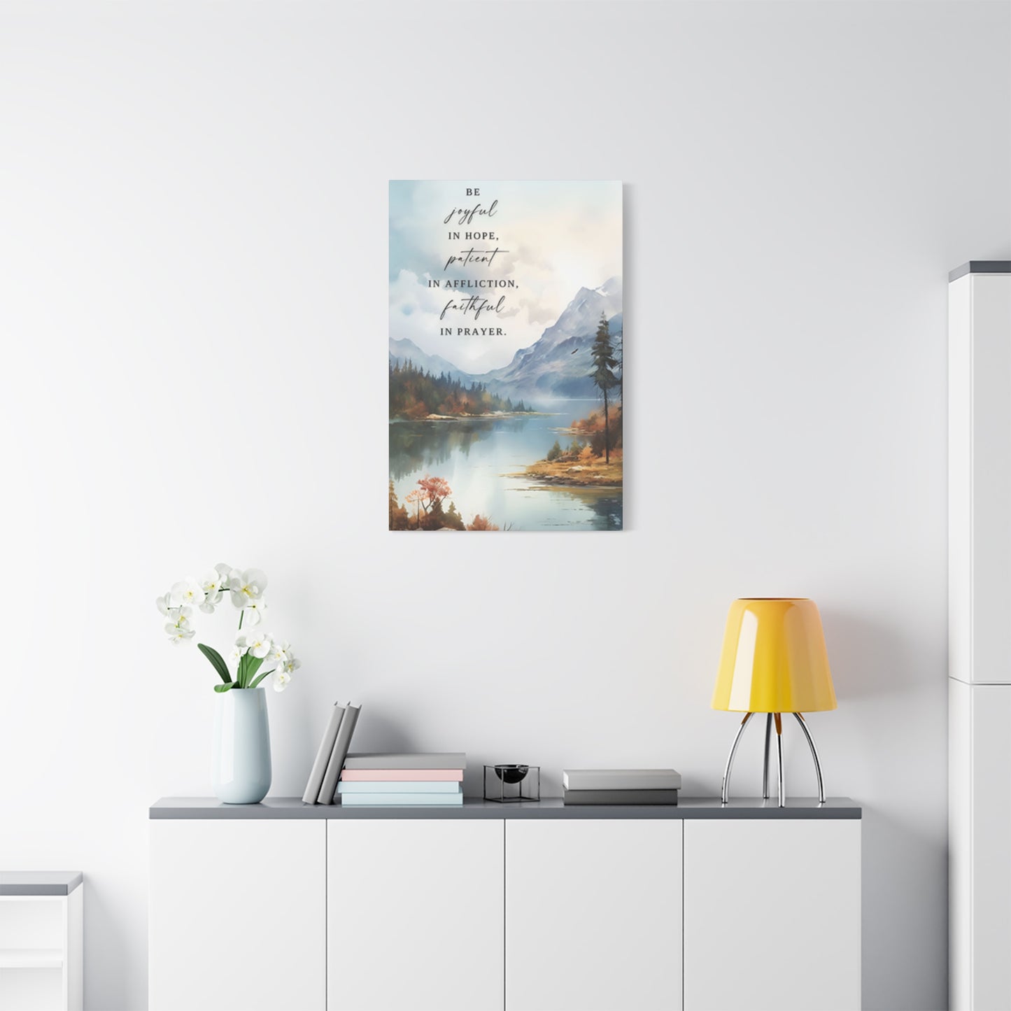 Mountain And Scripture Wall Art & Canvas Prints