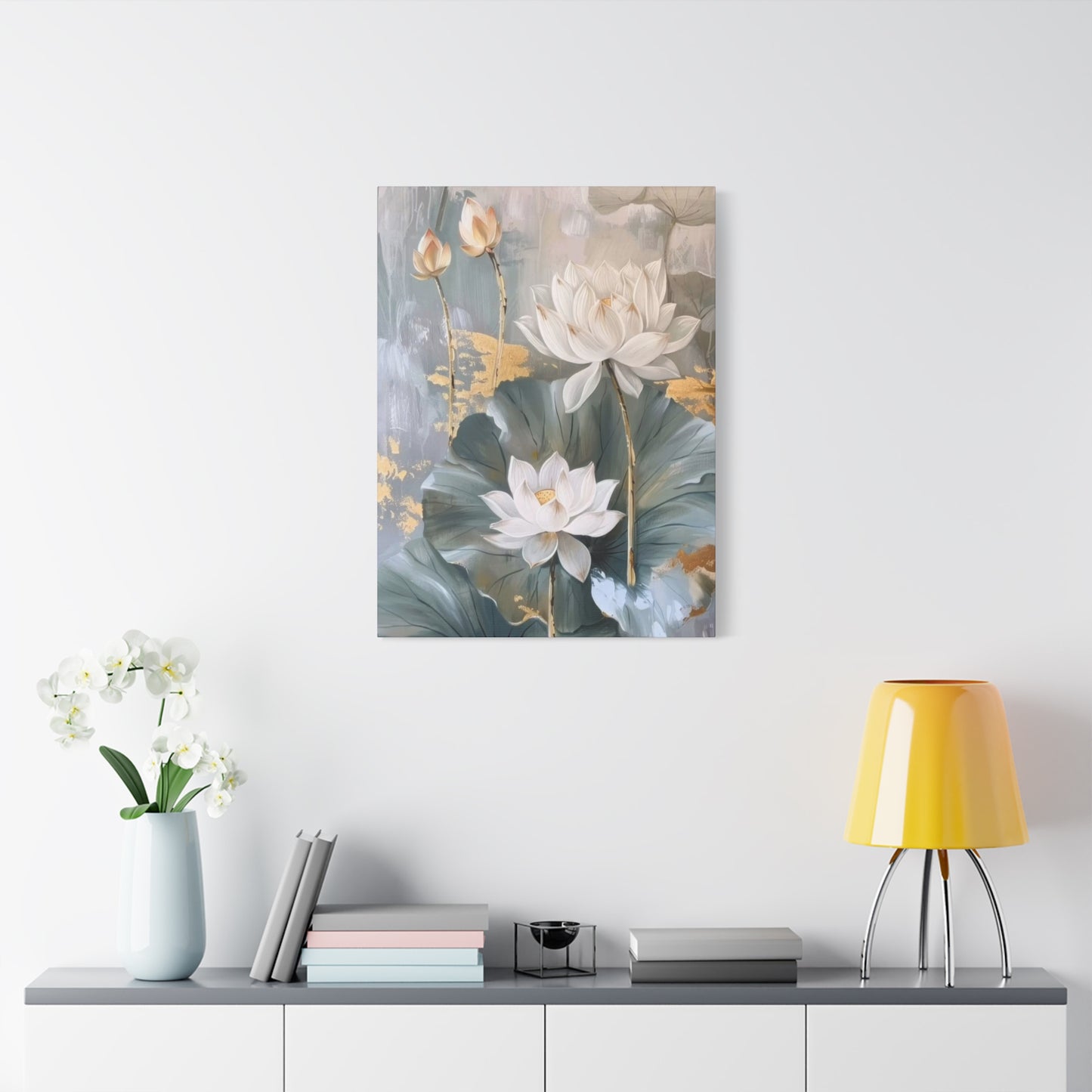 White Flower Earthy Opulence Wall Art & Canvas Prints