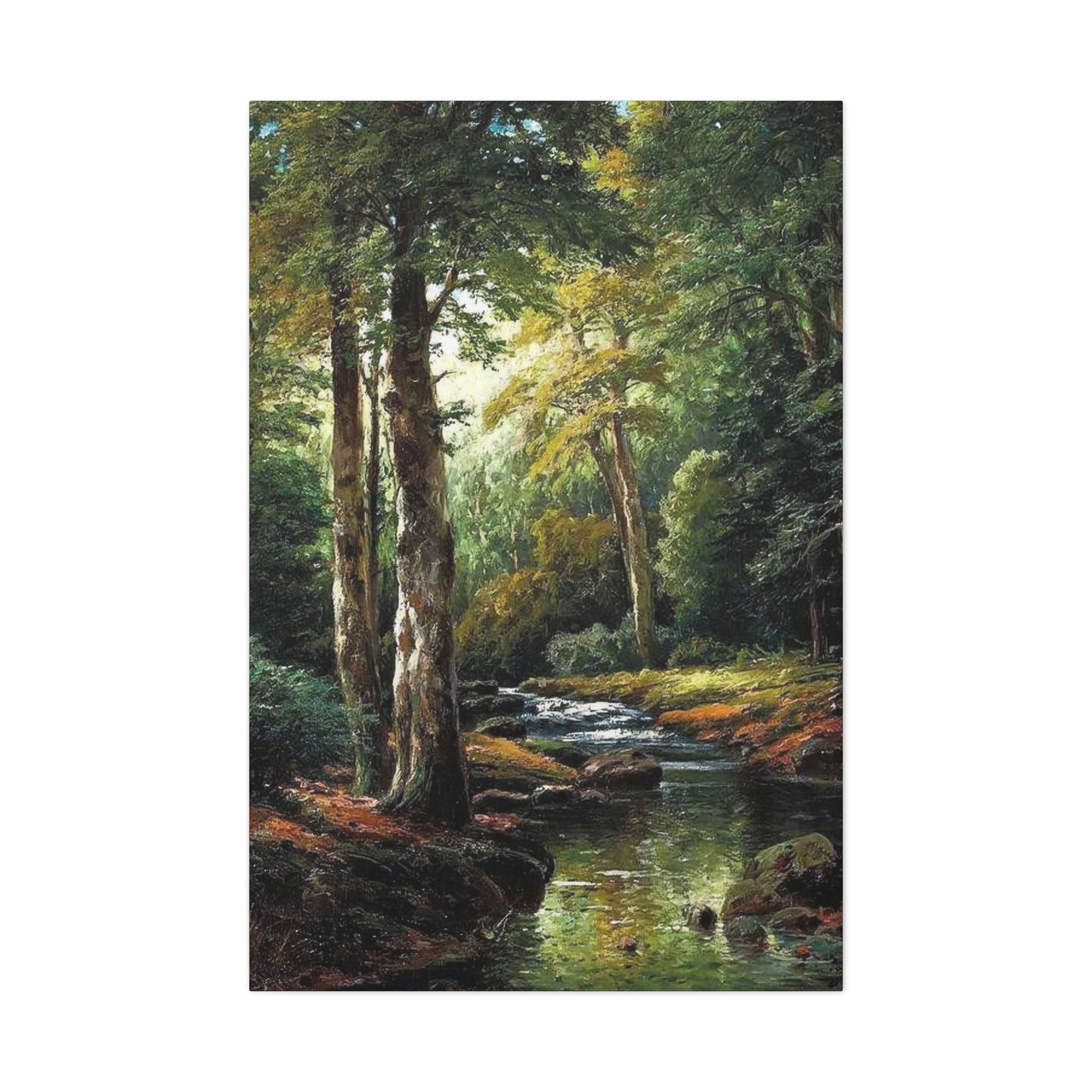 Stream Through Forest Wall Art & Canvas Prints