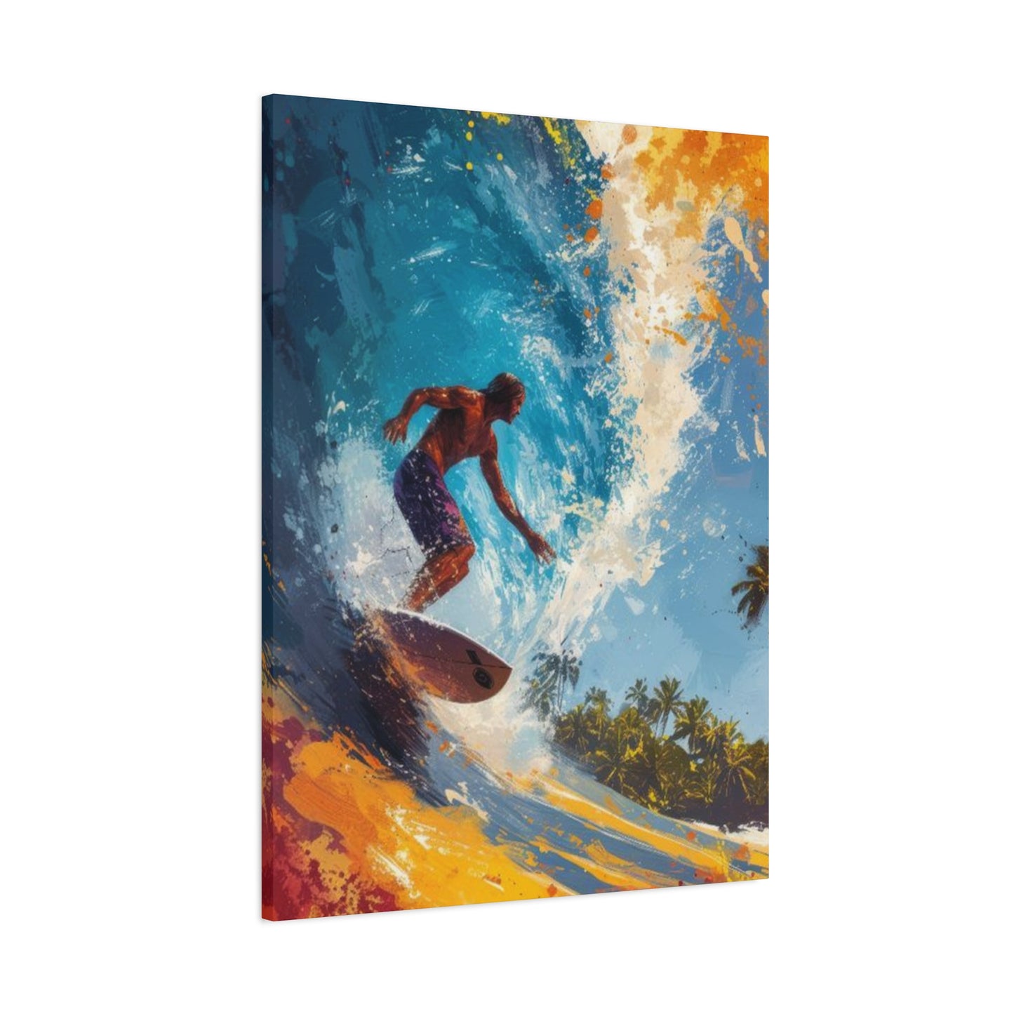 Wave Surfing Wall Art & Canvas Prints