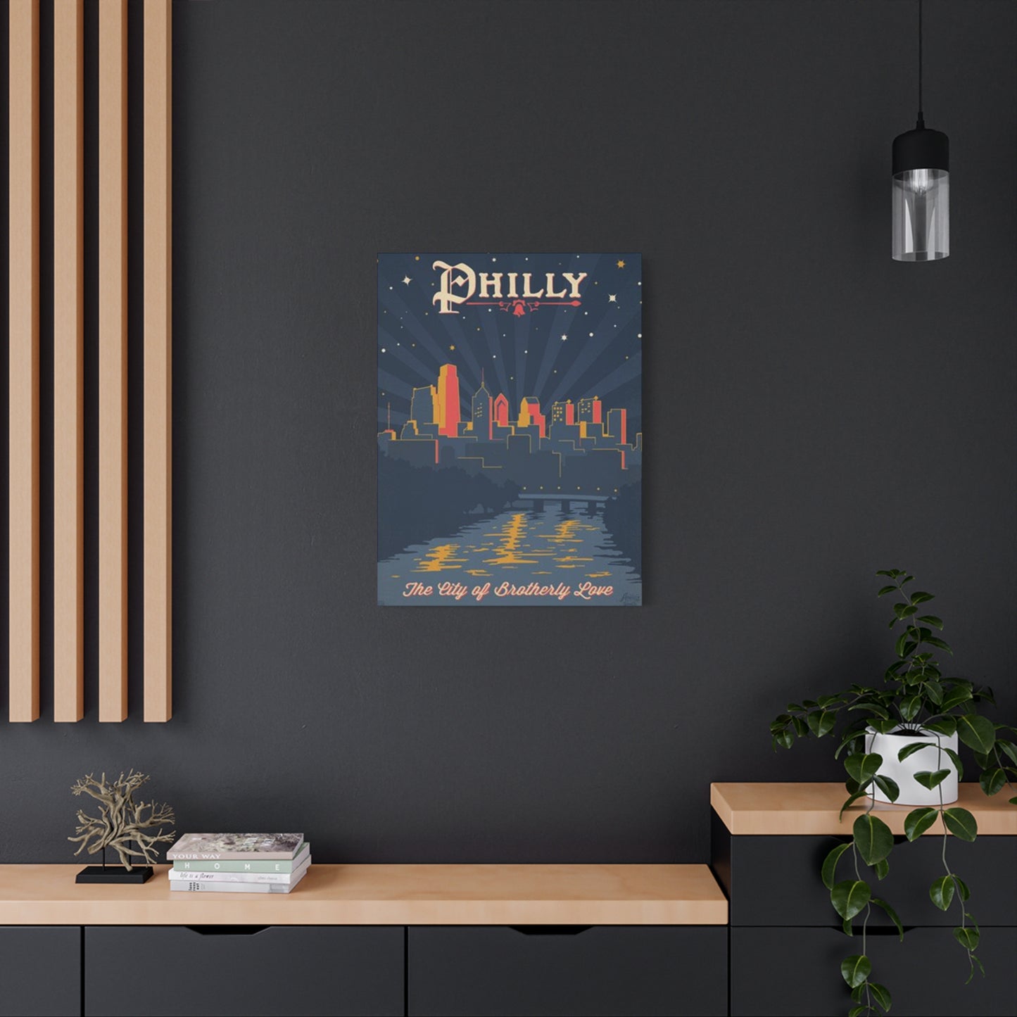 Dark City Philadelphia Poster Wall Art & Canvas Prints