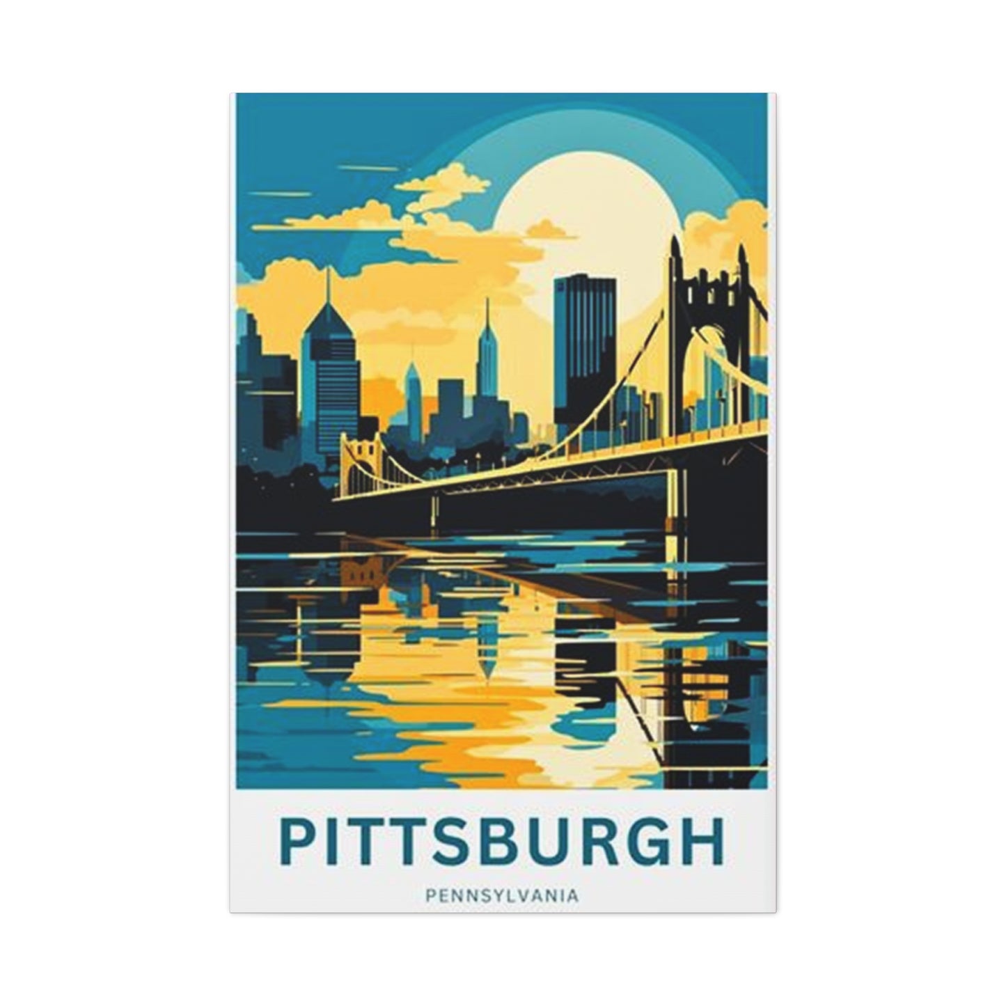 Pittsburgh Poster Wall Art & Canvas Prints
