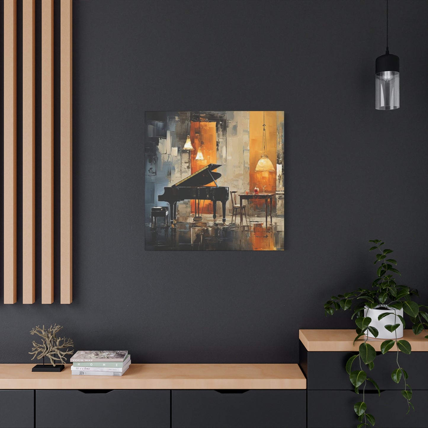 Big Piano Painting Wall Art & Canvas Prints