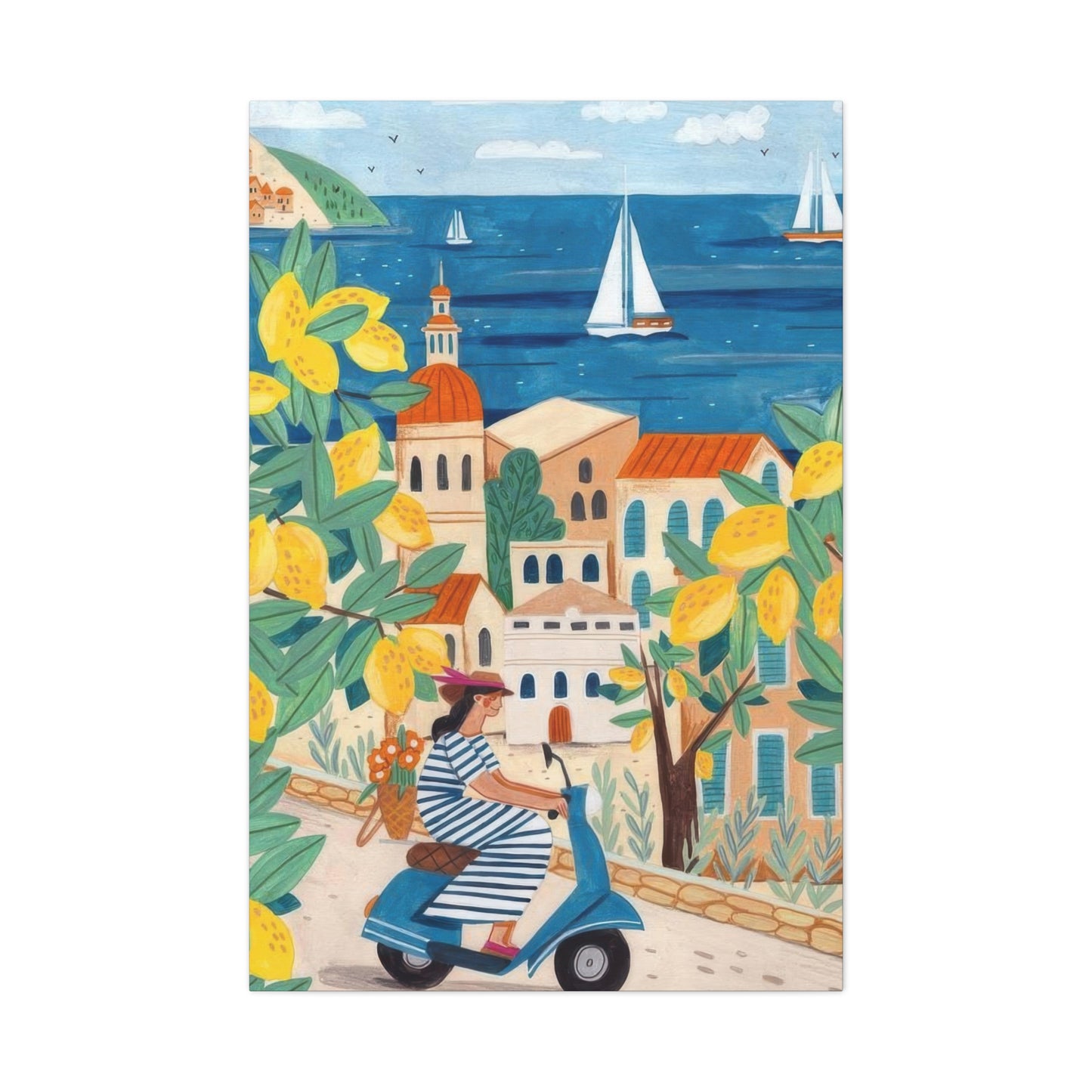 Amalfi Coast Travel Caroline Italy Wall Art & Canvas Prints