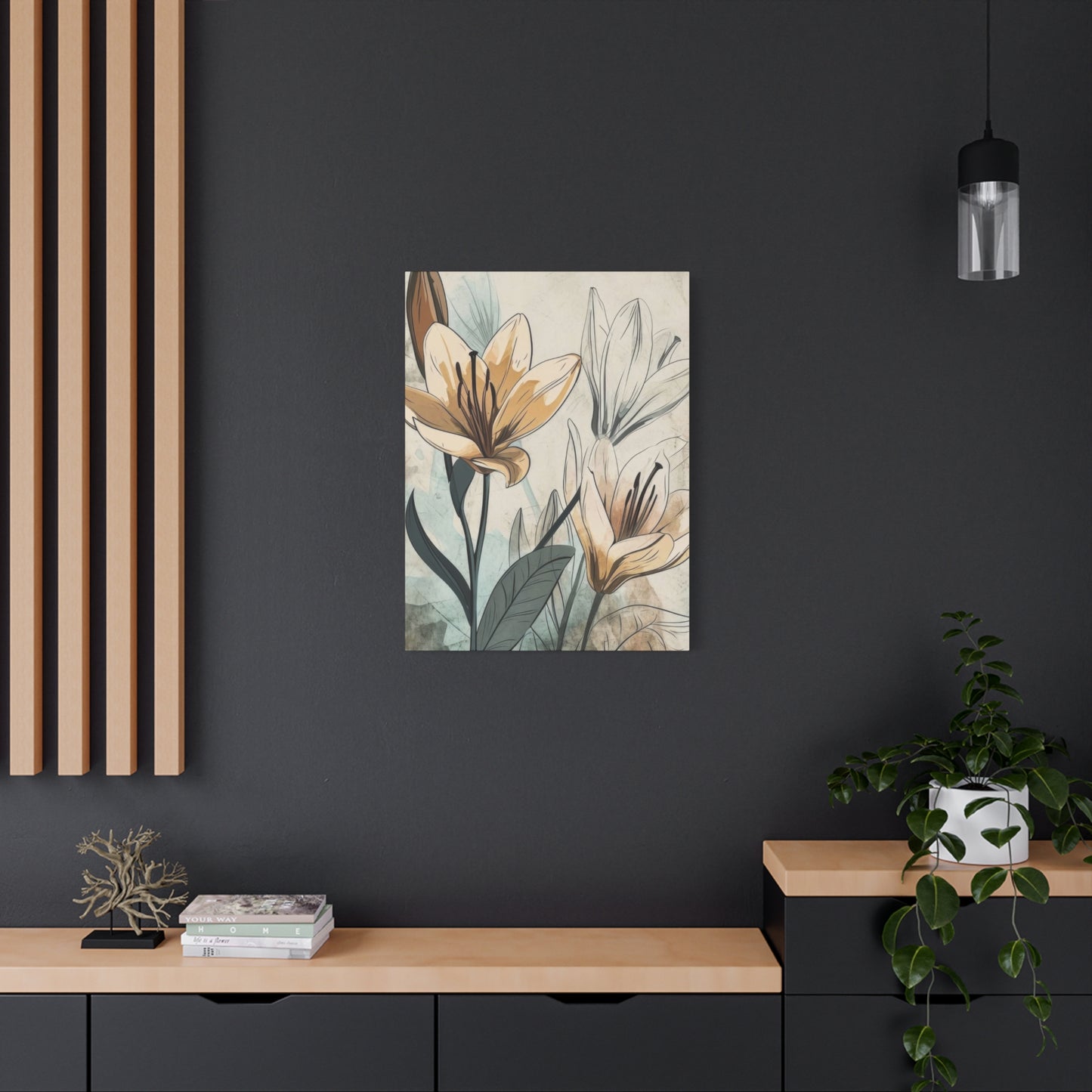 Flowers Earth Tones Wall Art & Canvas Prints
