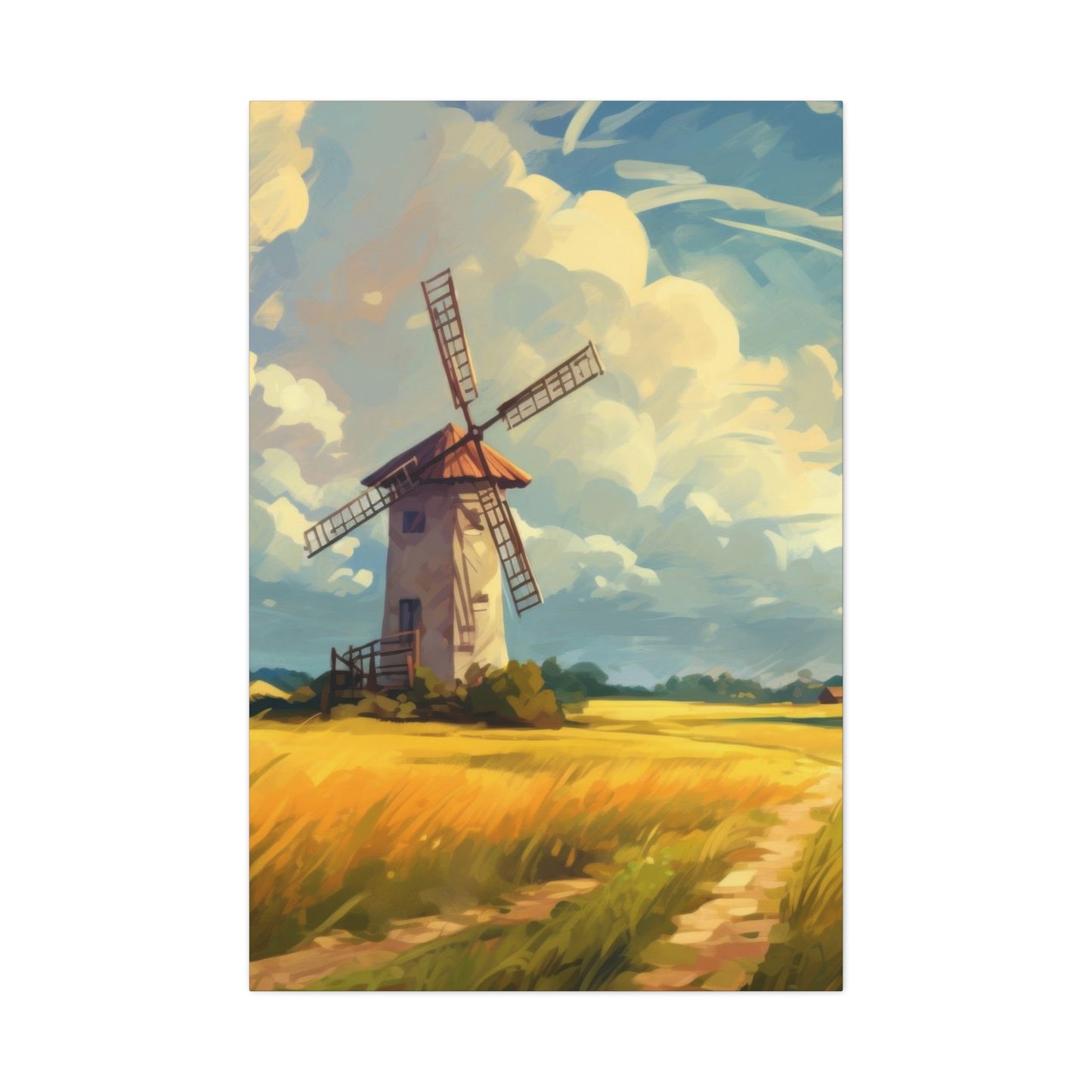 Windmill Countryside Wall Art & Canvas Prints