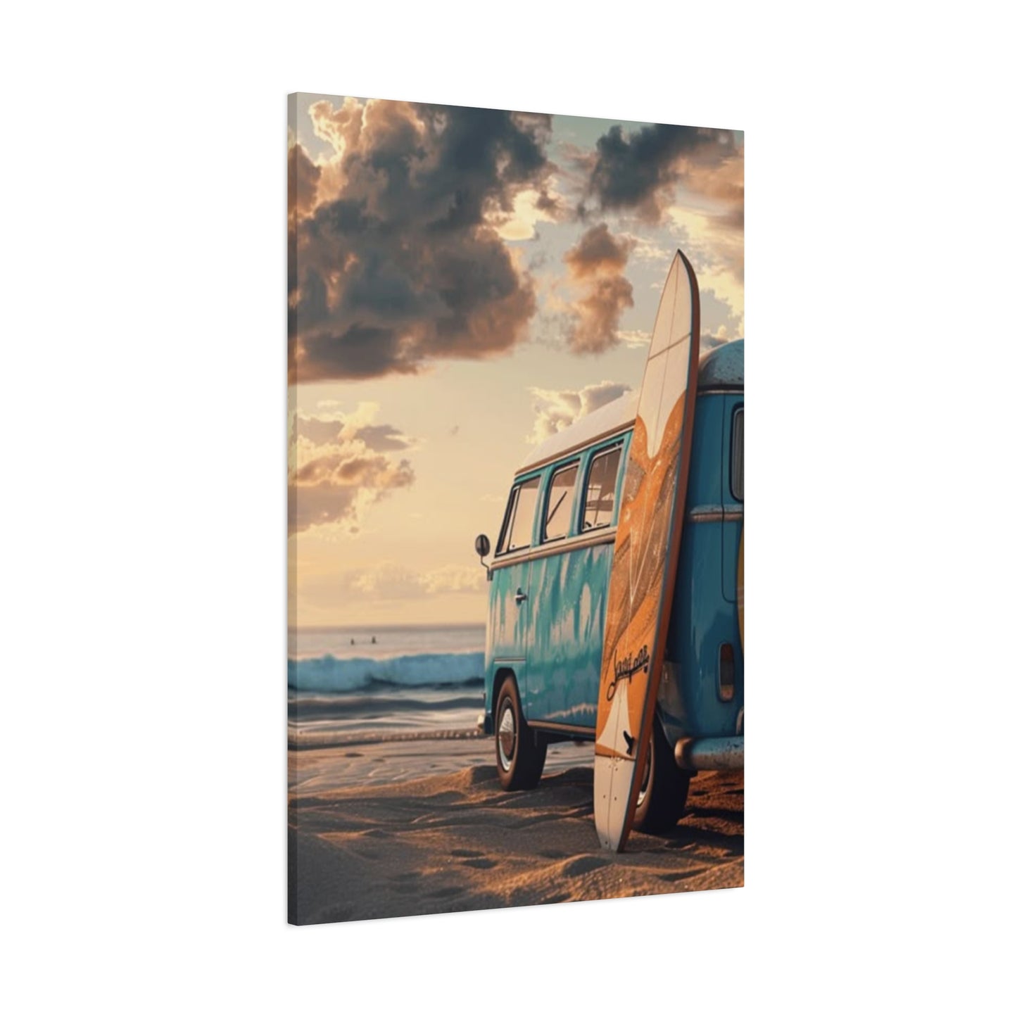 Beach Van And Surfing Wall Art & Canvas Prints