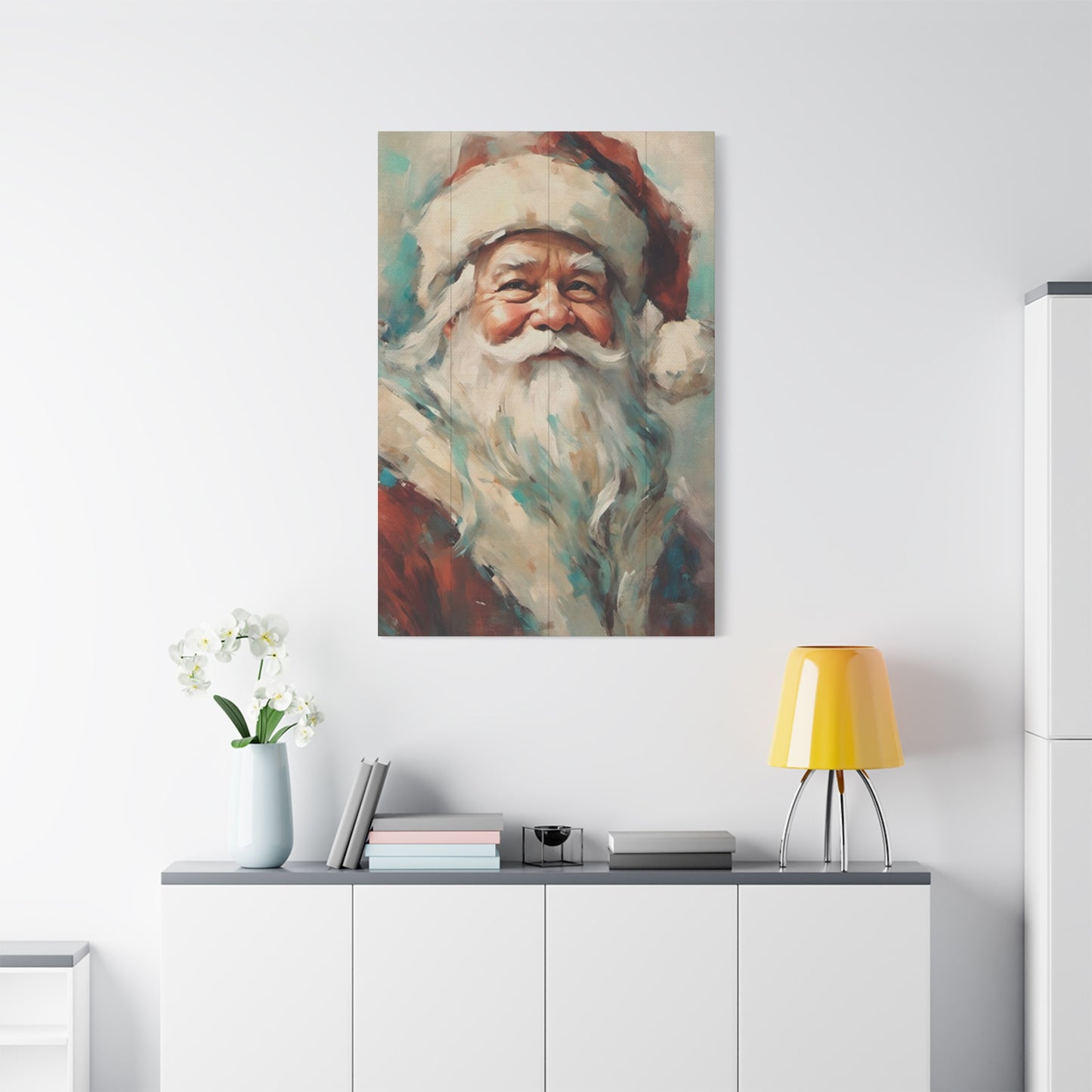 Santa Claus Painting Wall Art & Canvas Prints