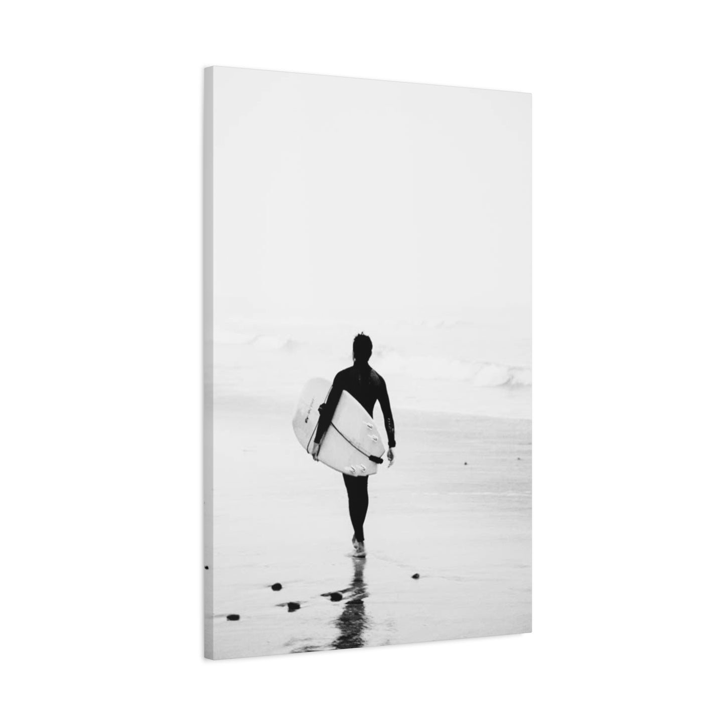 Black & White Surfing Photo Wall Art & Canvas Prints