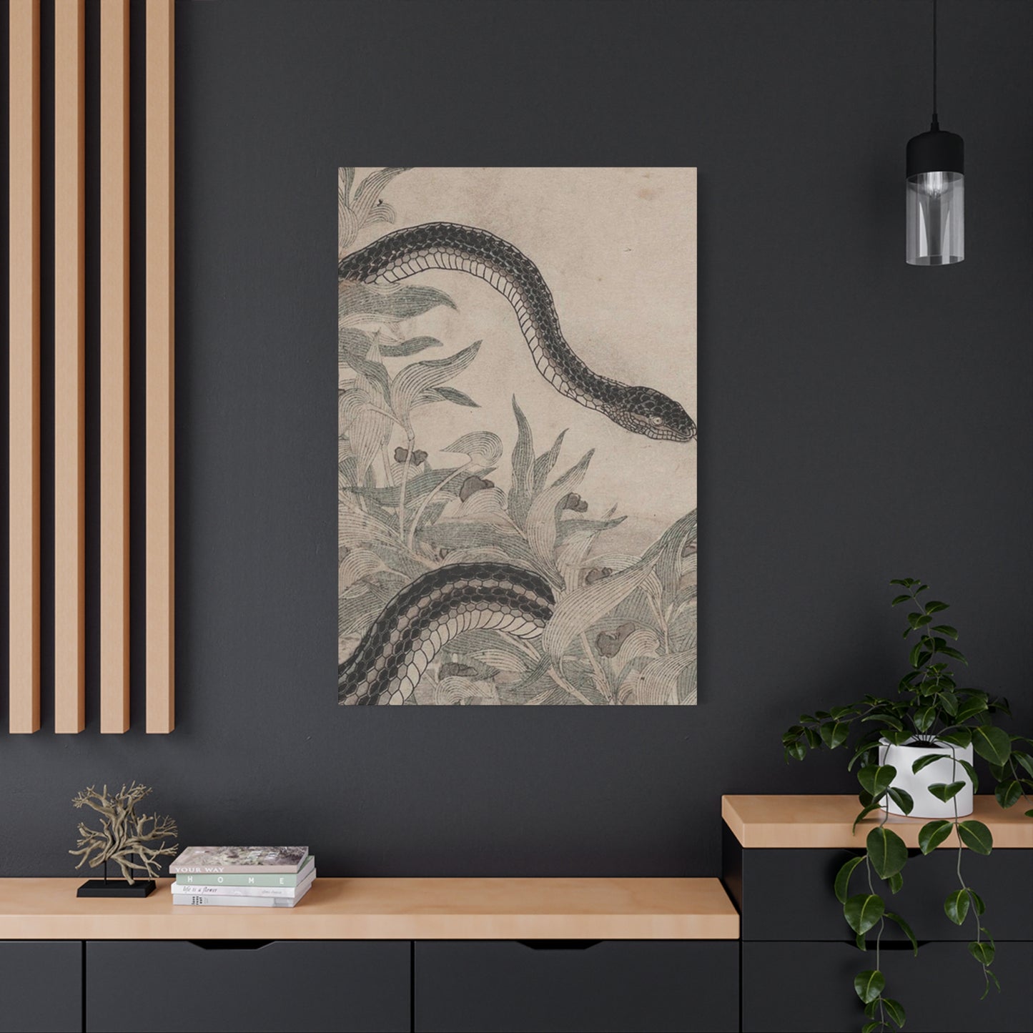 Cobra And Flower Wall Art & Canvas Prints