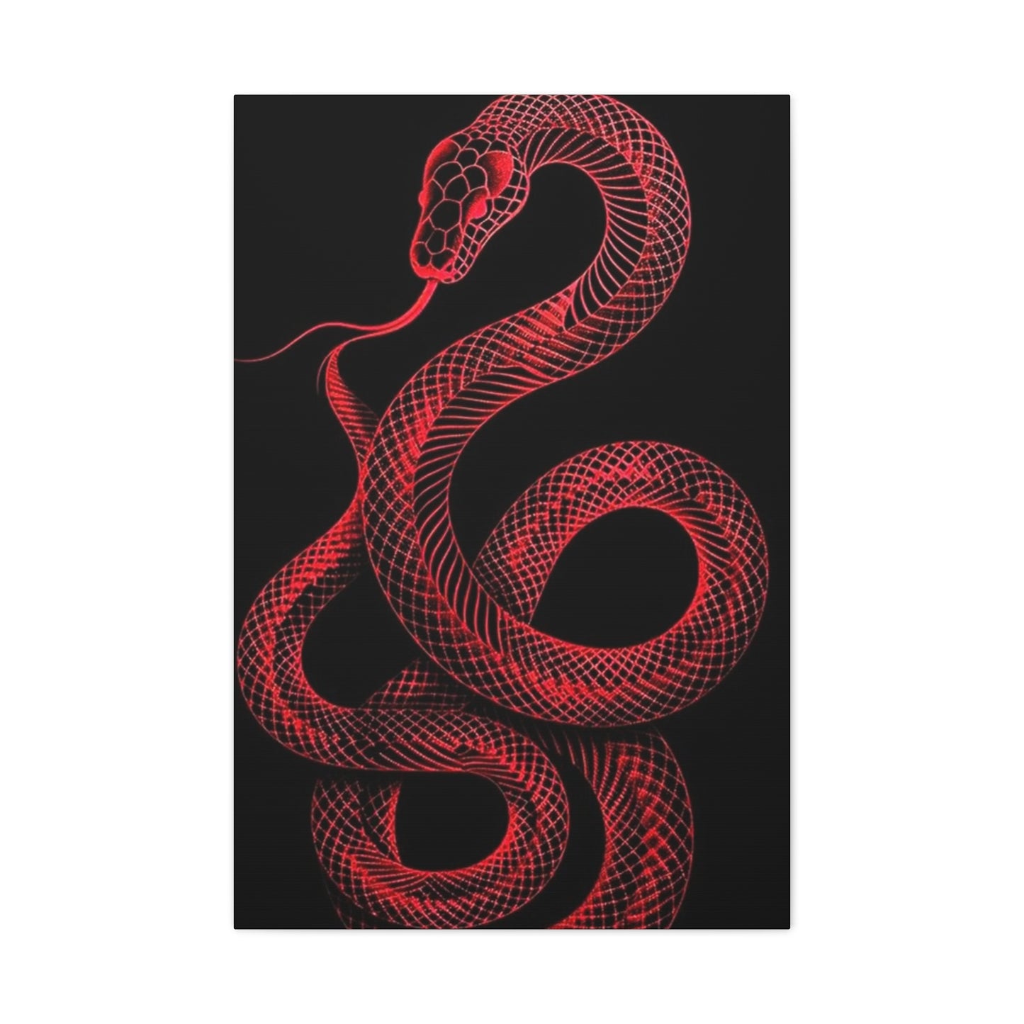 The Red Snake Poster Wall Art & Canvas Prints