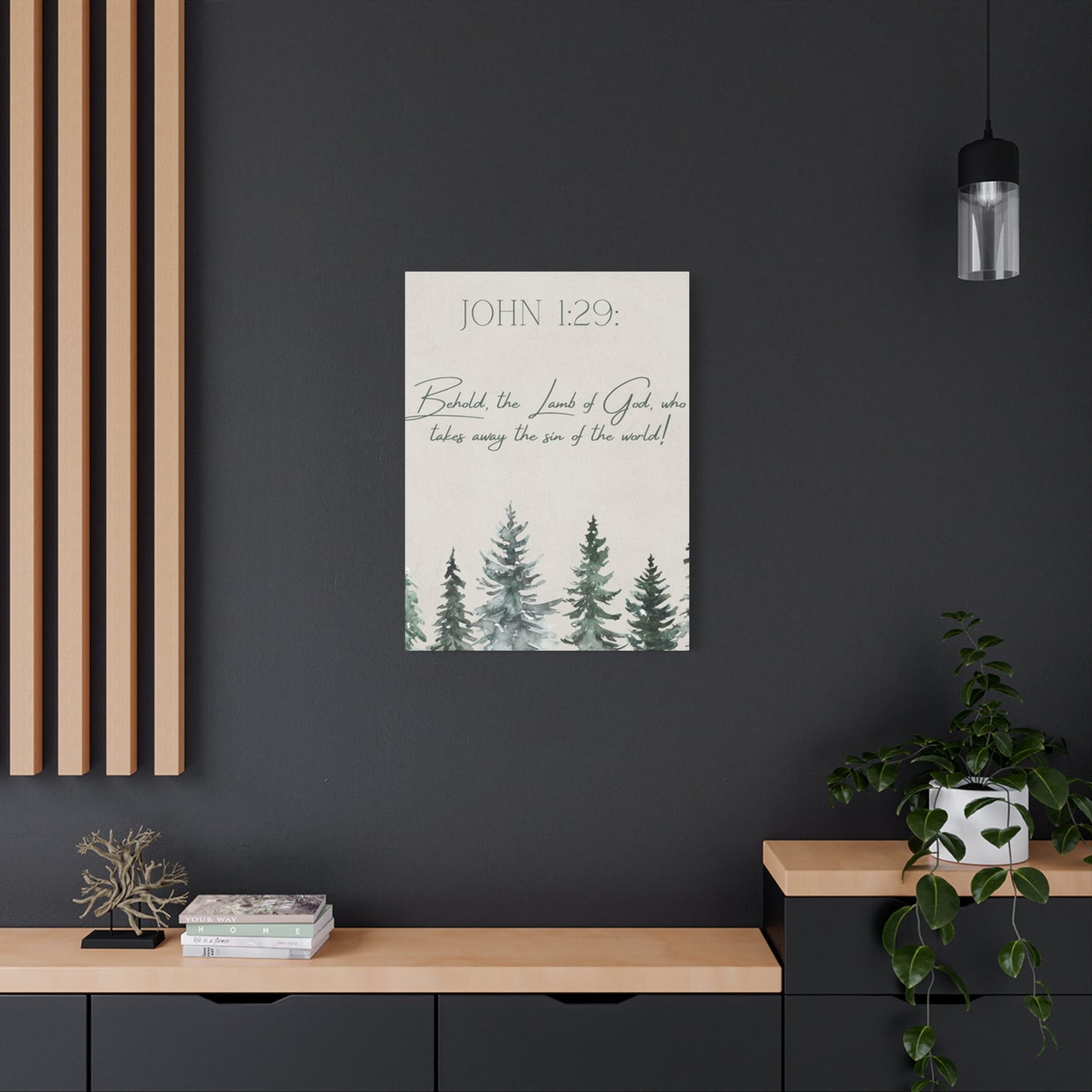 John 1 : 29 Quotes And Saying Poster Wall Art & Canvas Prints