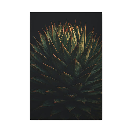 Emerald Agave Close-Up Wall Art & Canvas Prints