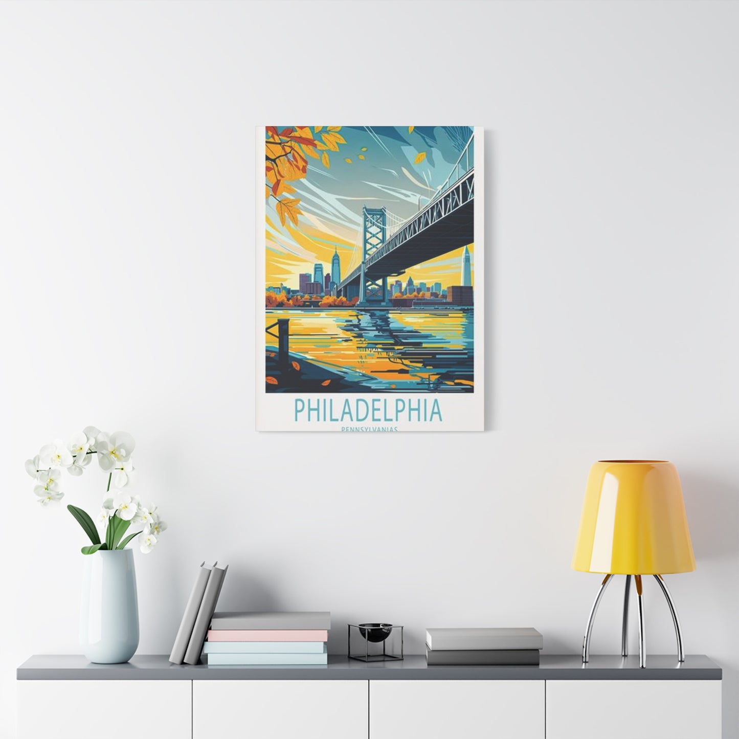 Steel Bridge Of Philadelphia Wall Art & Canvas Prints