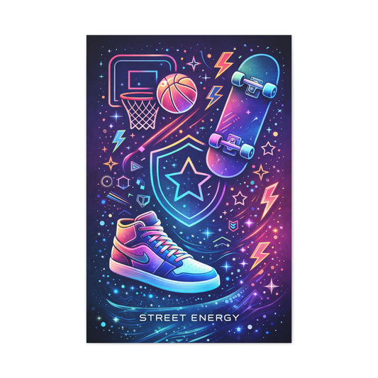Street Energy Urban Culture Wall Art & Canvas Print