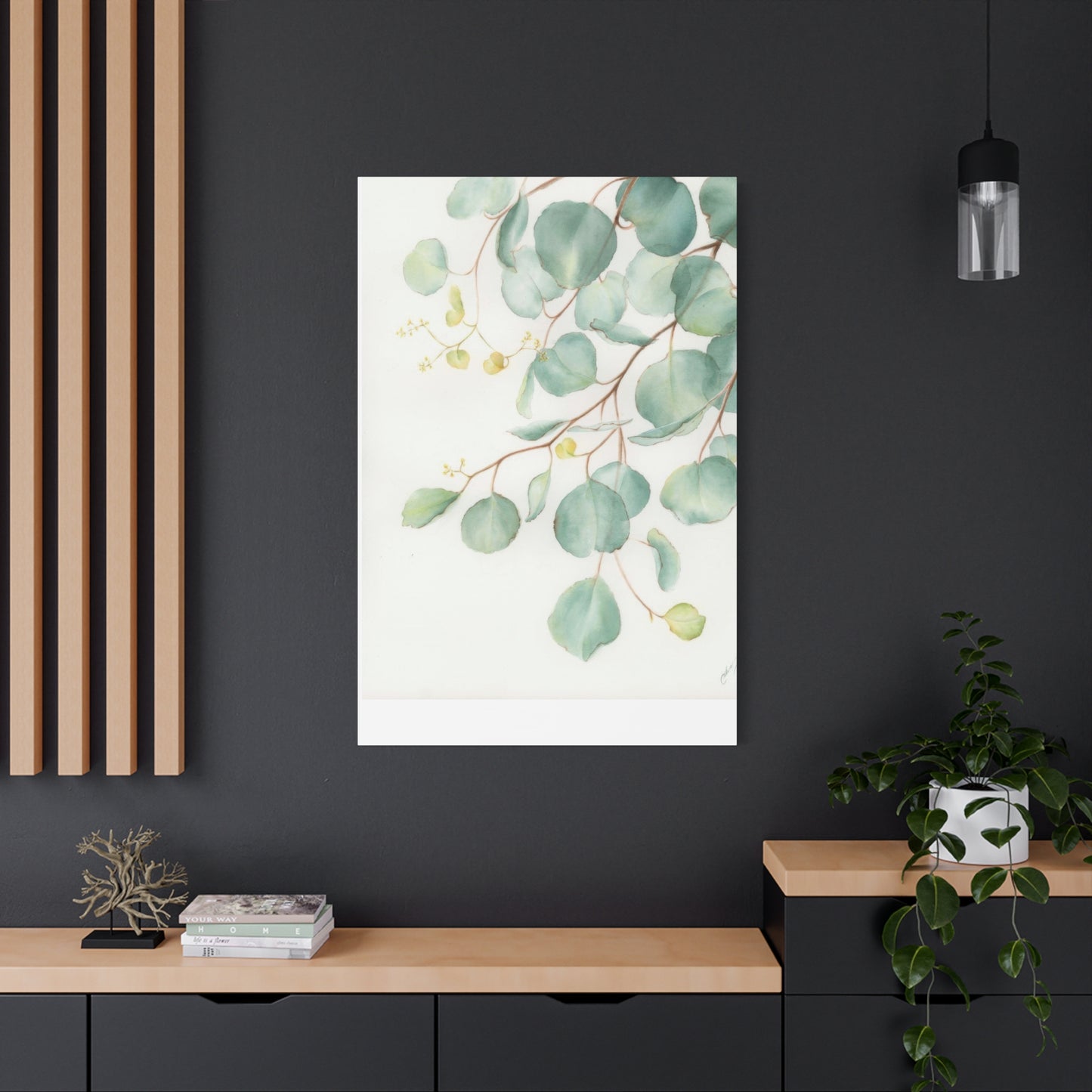 Eucalyptus Creeping Top Down Right Wall Art & Canvas Prints