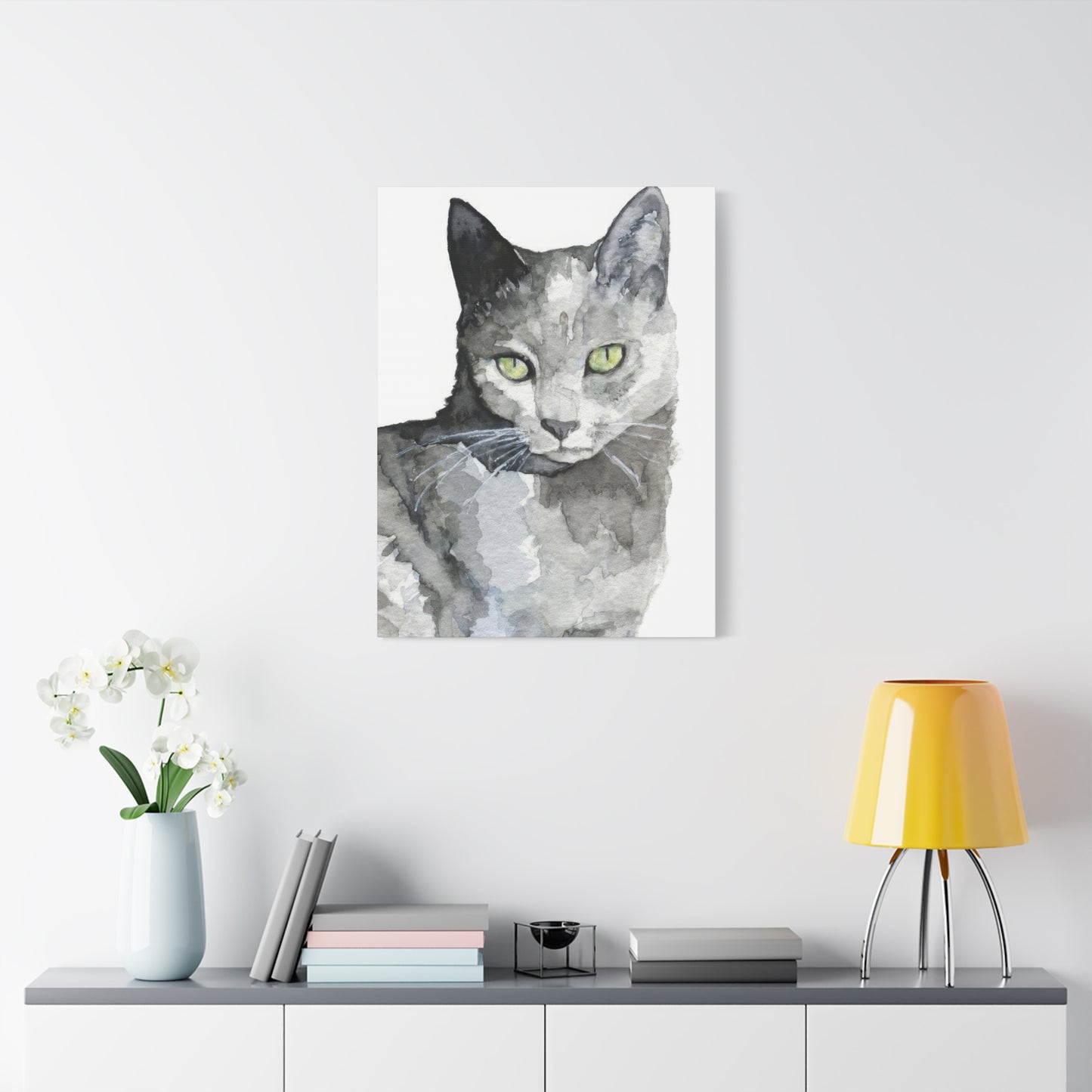 Cat Grey Wall Art & Canvas Prints