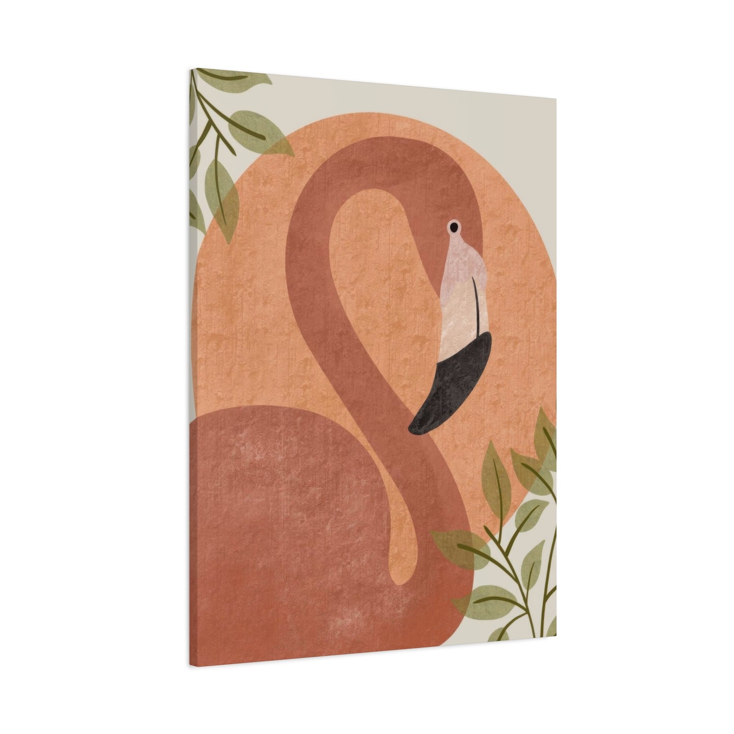 Flamingo Earth Tones Wall Art & Canvas Prints
