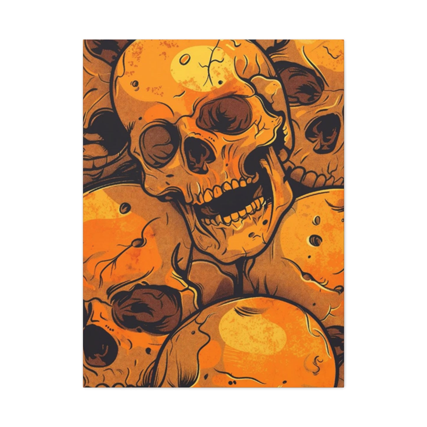 Yellow Skull Wall Art & Canvas Prints
