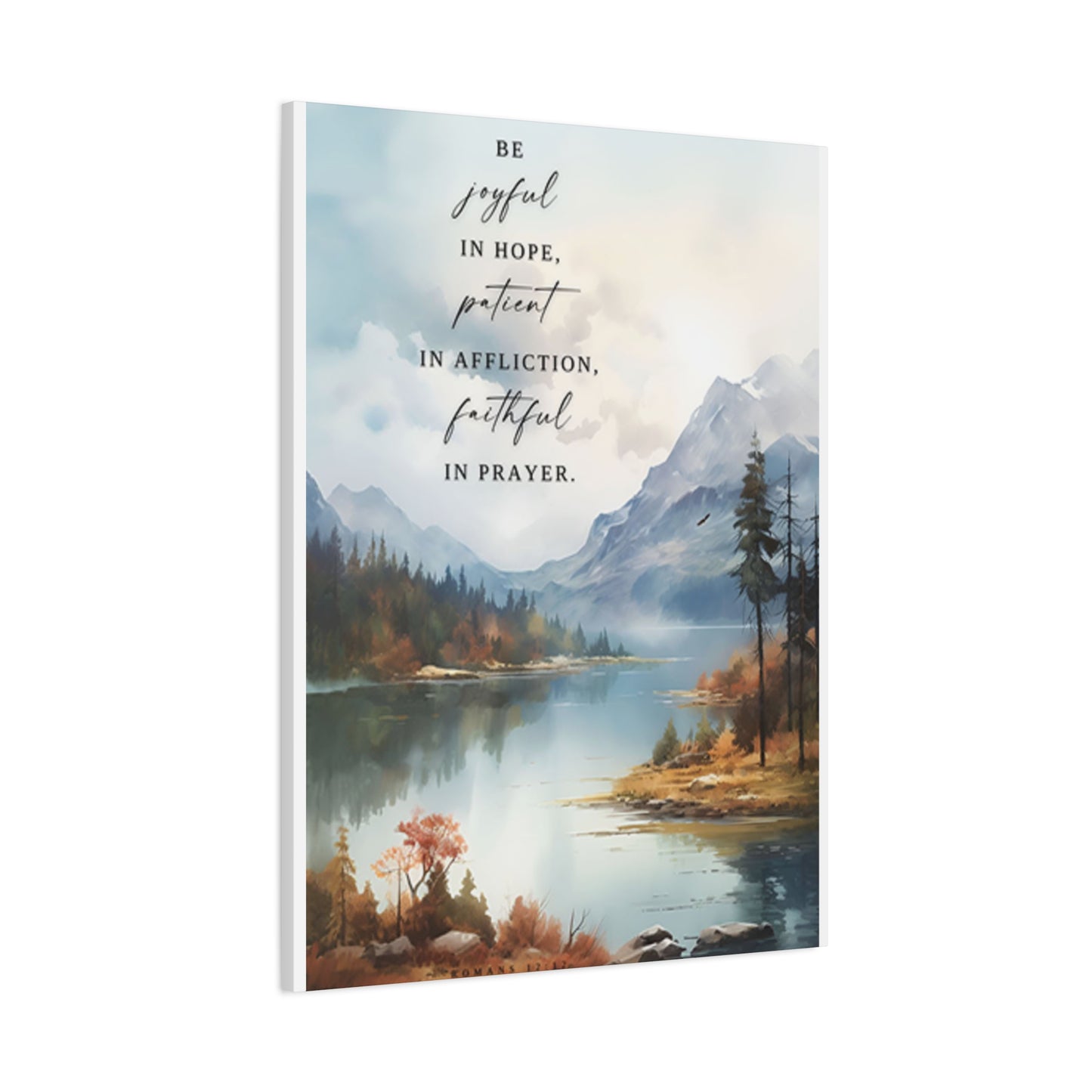 Mountain And Scripture Wall Art & Canvas Prints